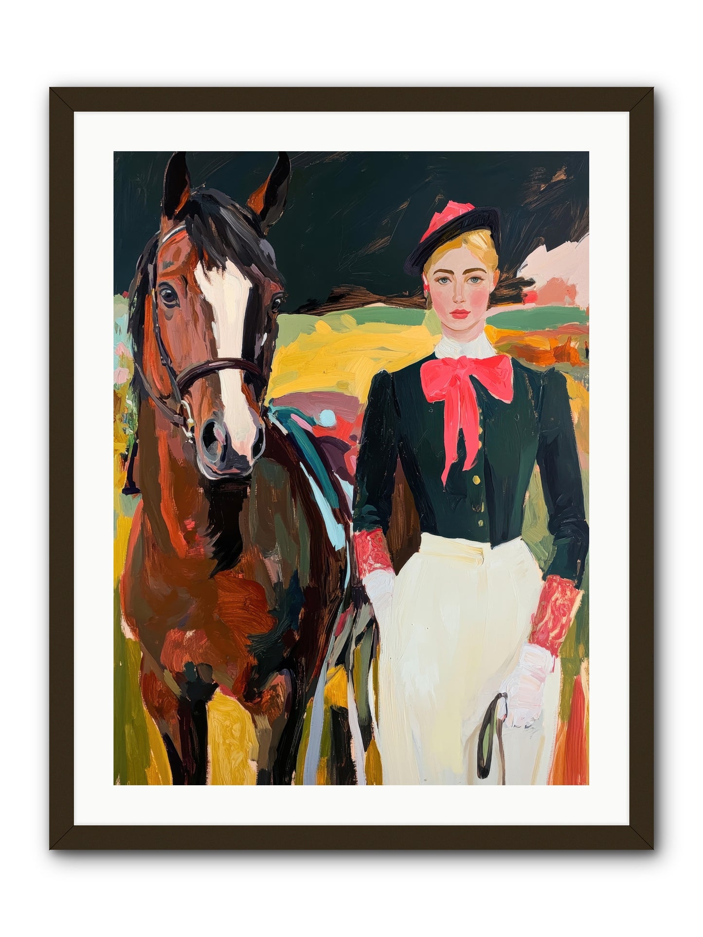 Royal Rebel -- Framed Print - Black 24x32