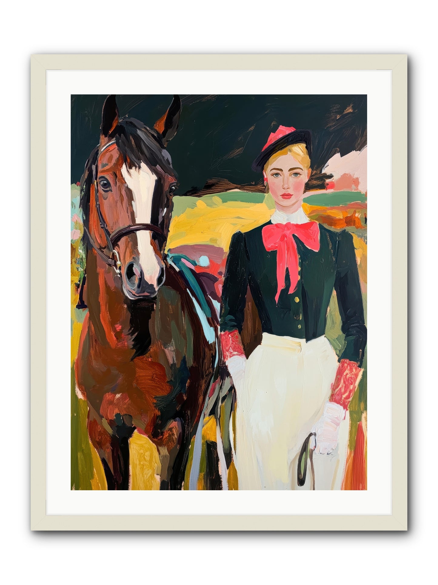 Royal Rebel -- Framed Print - White 24x32
