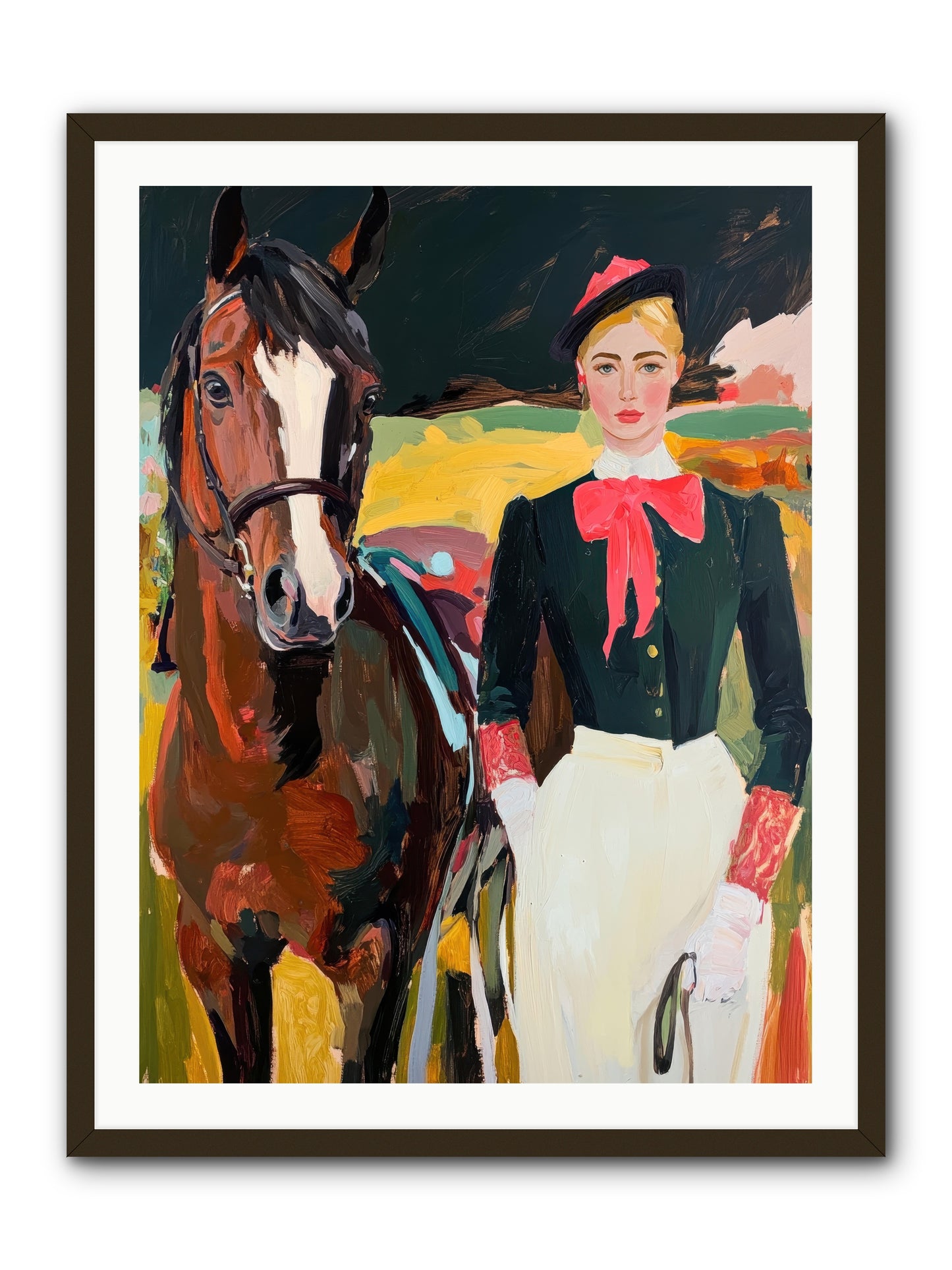 Royal Rebel -- Framed Print - Black 30x40