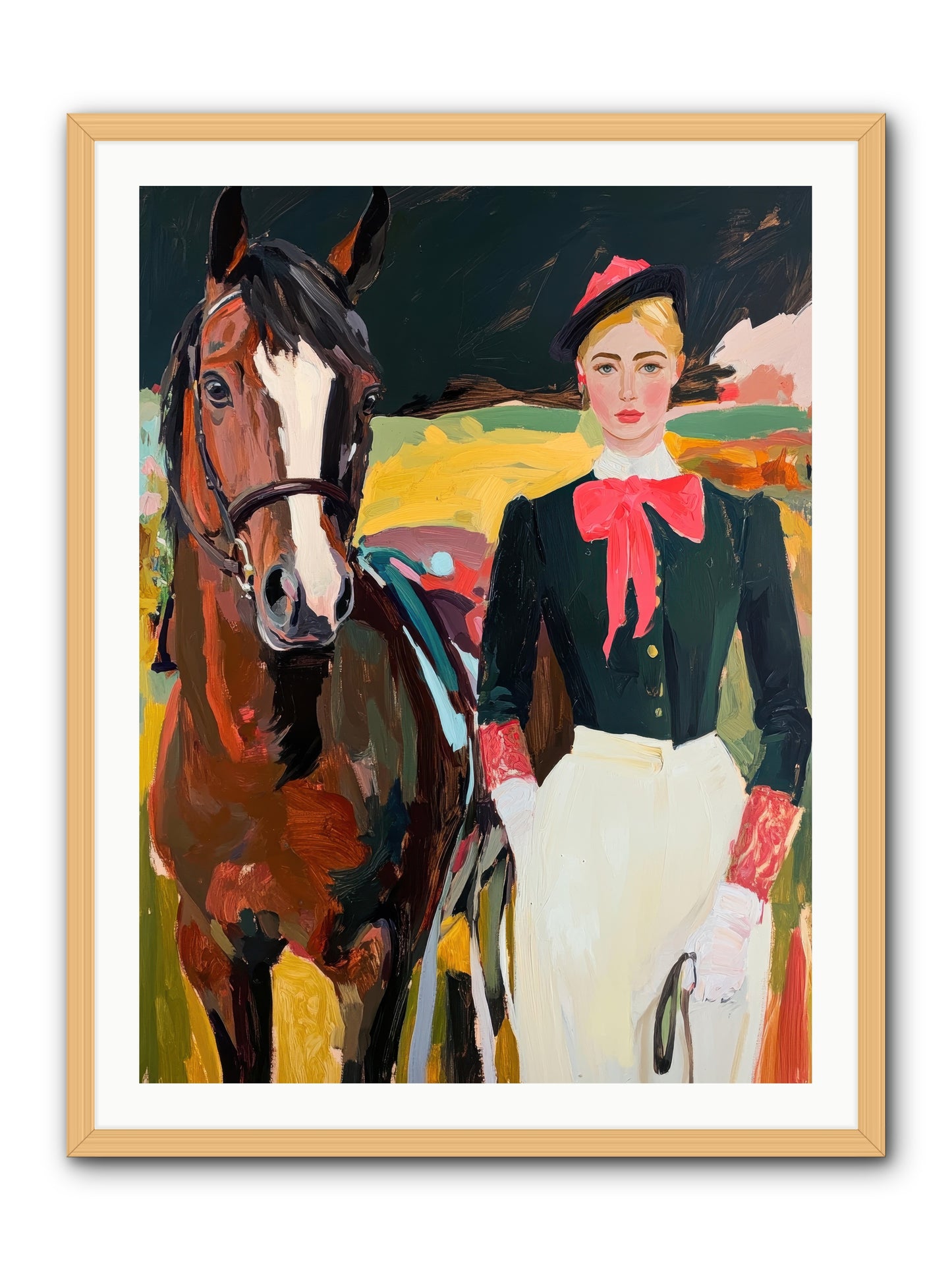 Royal Rebel -- Framed Print - Natural 30x40