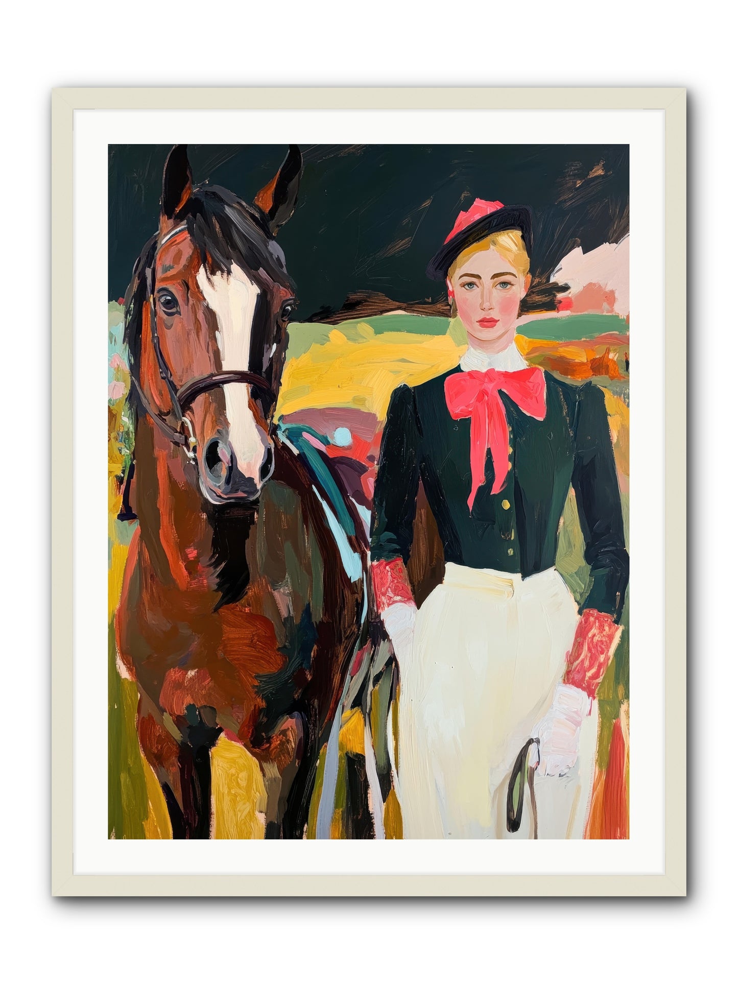 Royal Rebel -- Framed Print - White 30x40