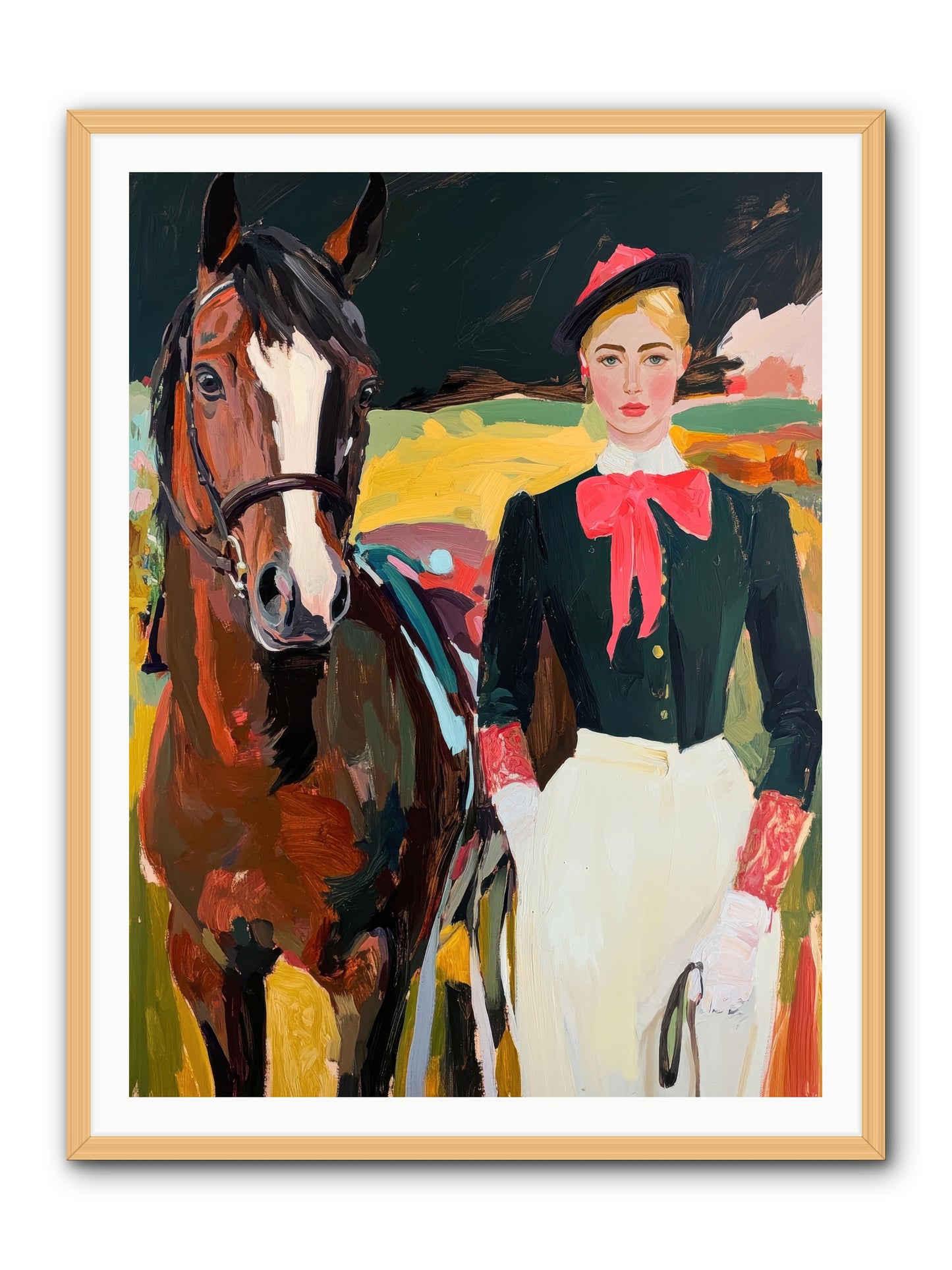 Royal Rebel -- Framed Print - Natural 36x48