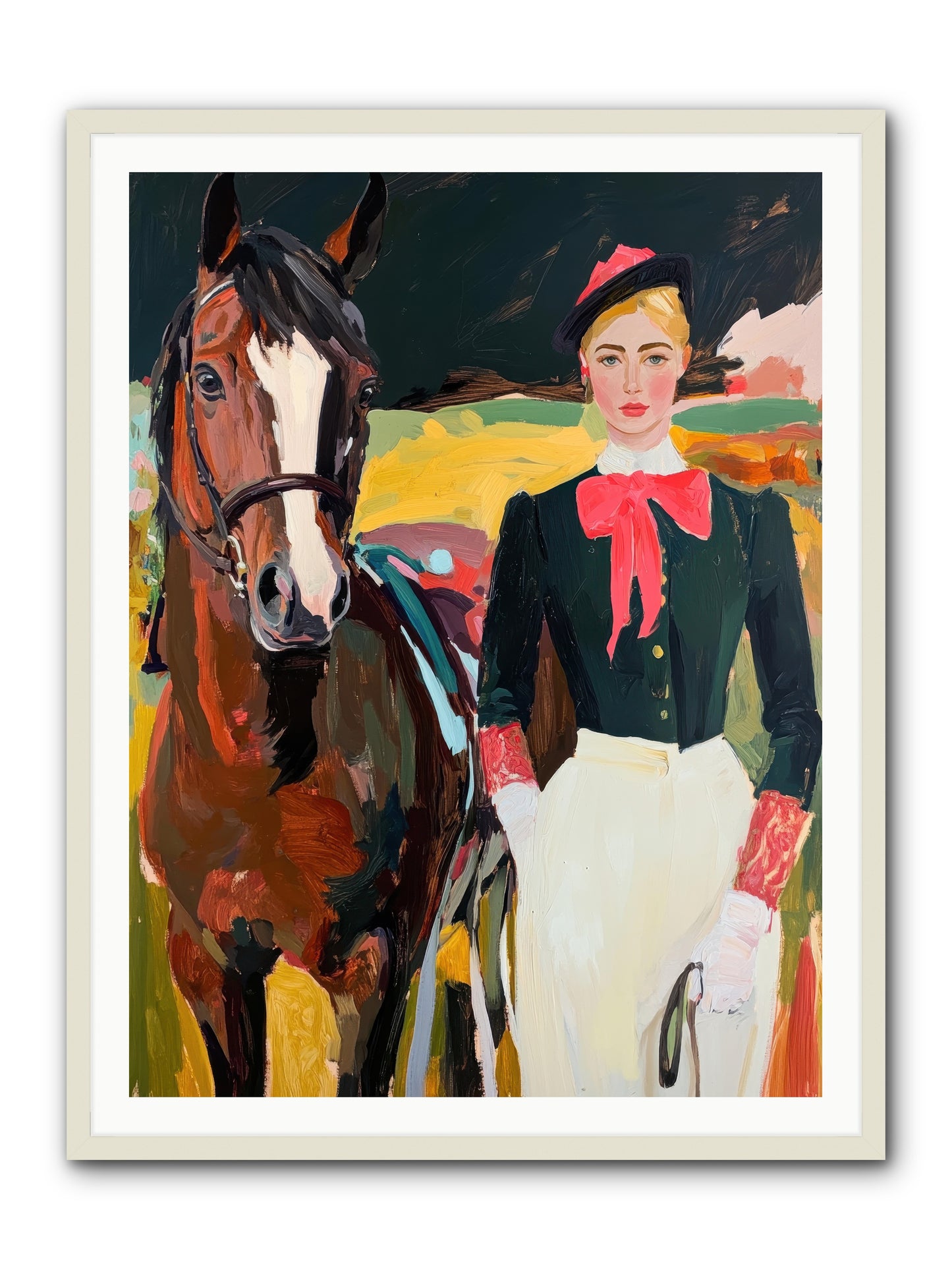 Royal Rebel -- Framed Print - White 36x48