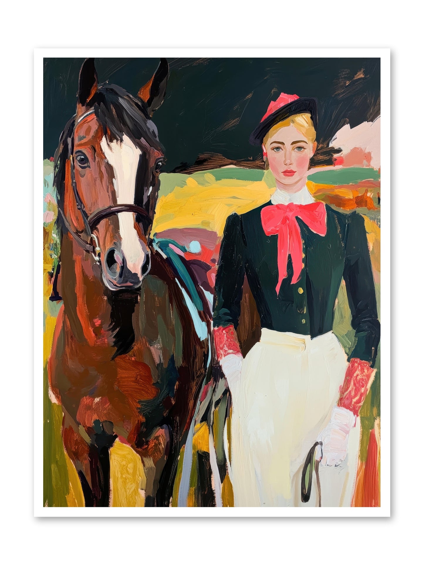 Royal Rebel -- Loose Canvas Print 36x48