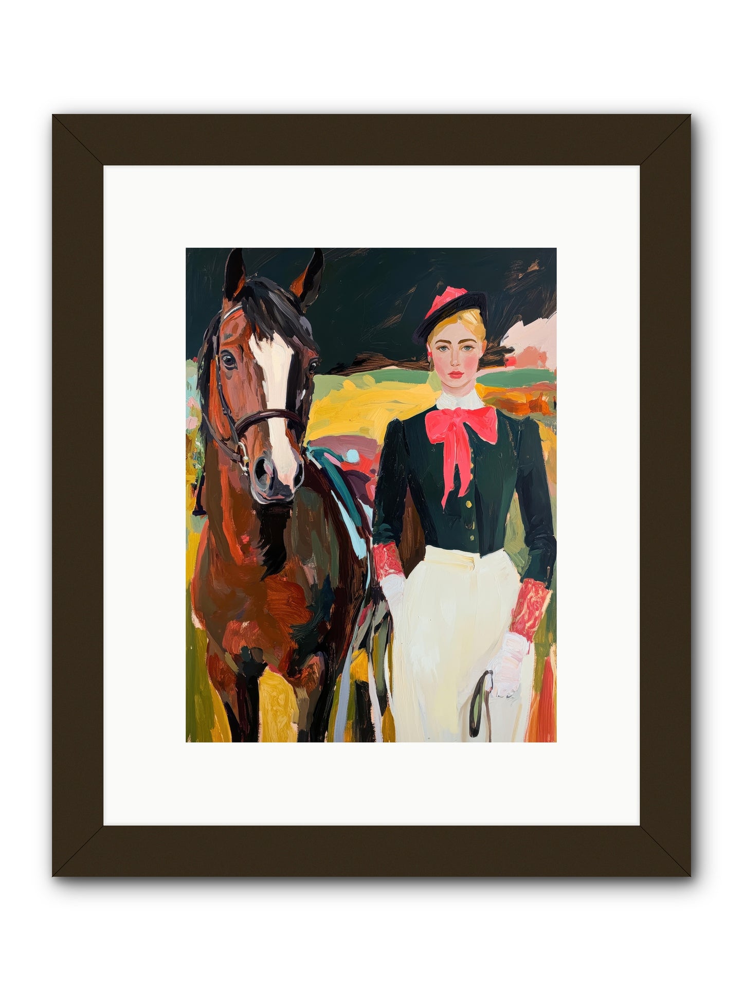 Royal Rebel -- Framed Print - Black 9x12
