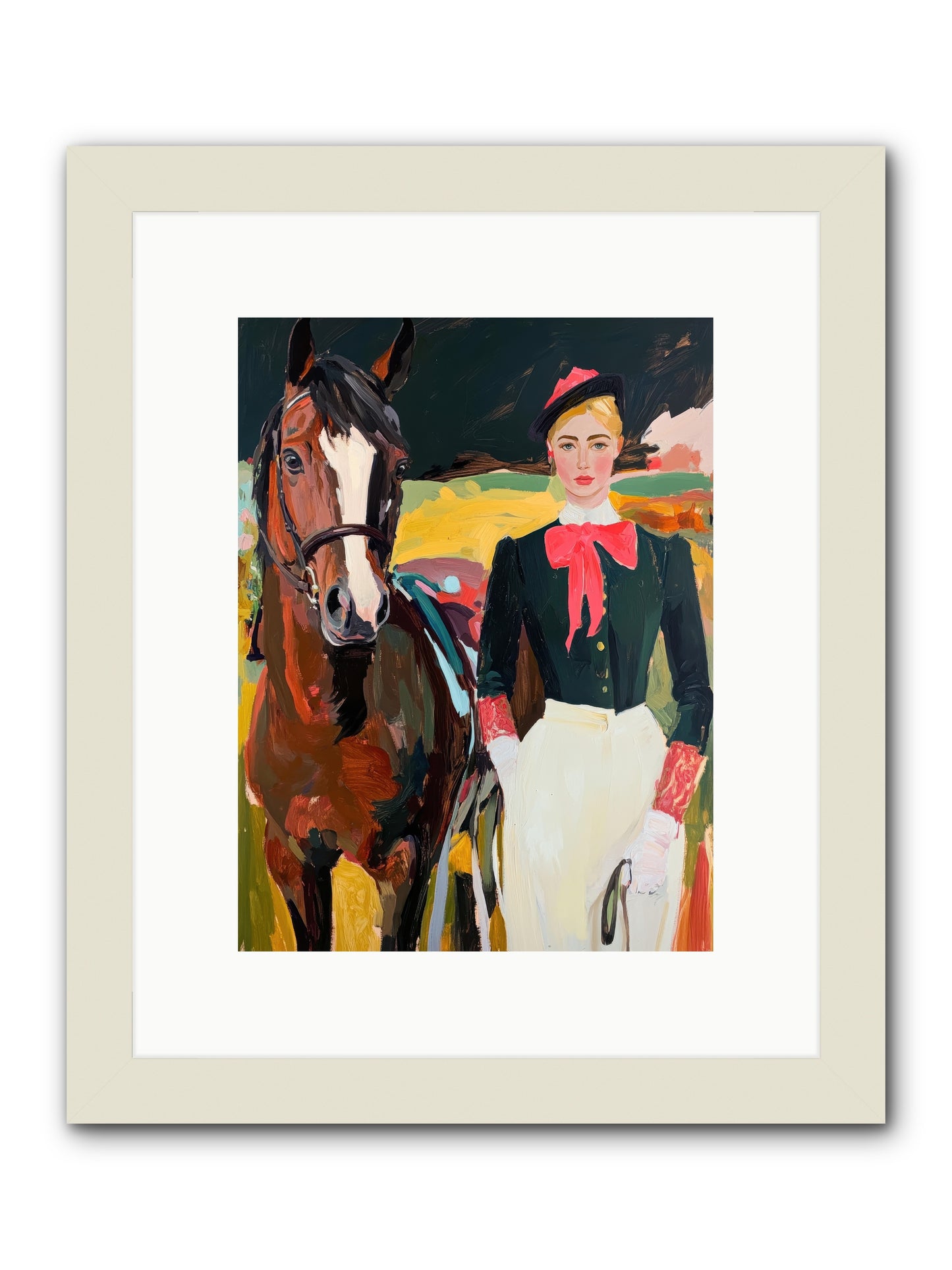Royal Rebel -- Framed Print - White 9x12