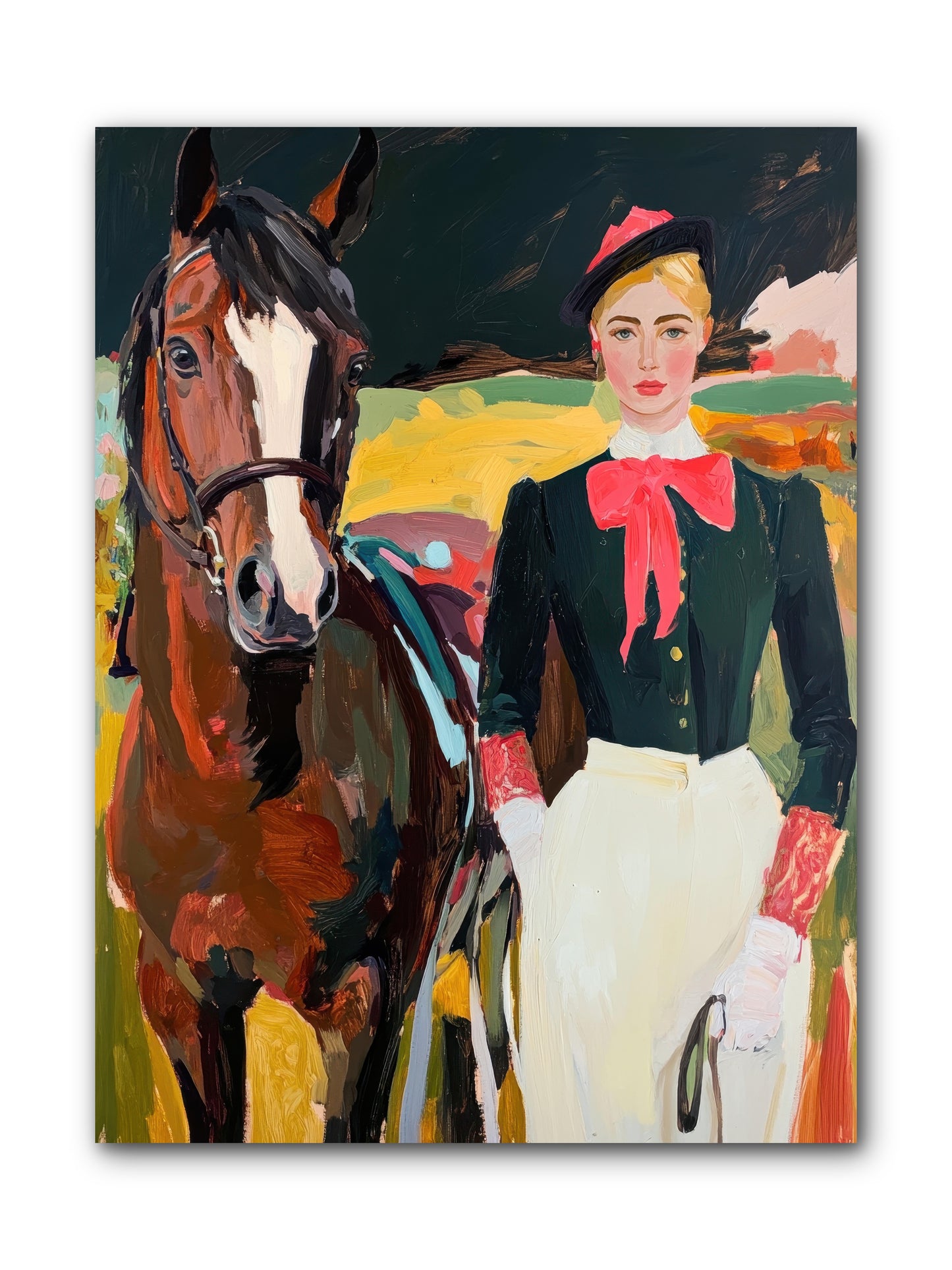 Royal Rebel -- Wrapped Canvas 9x12