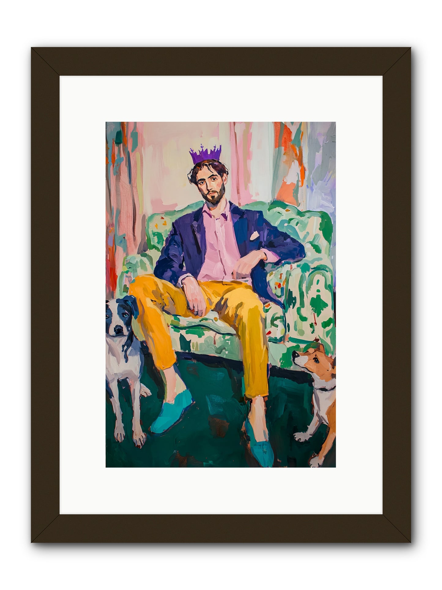 Royal Watch -- Framed Print - Black 10x15