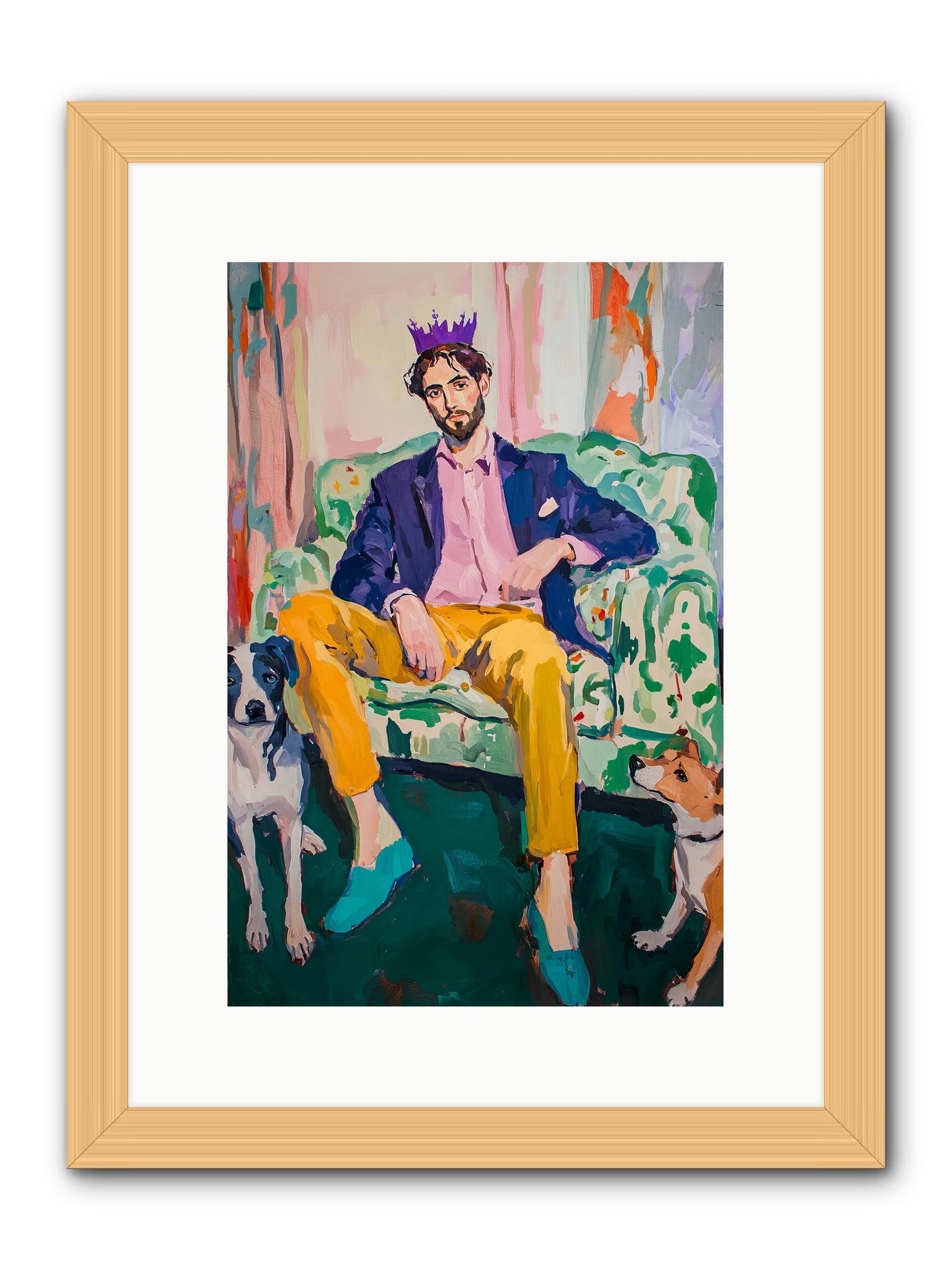 Royal Watch -- Framed Print - Natural 10x15