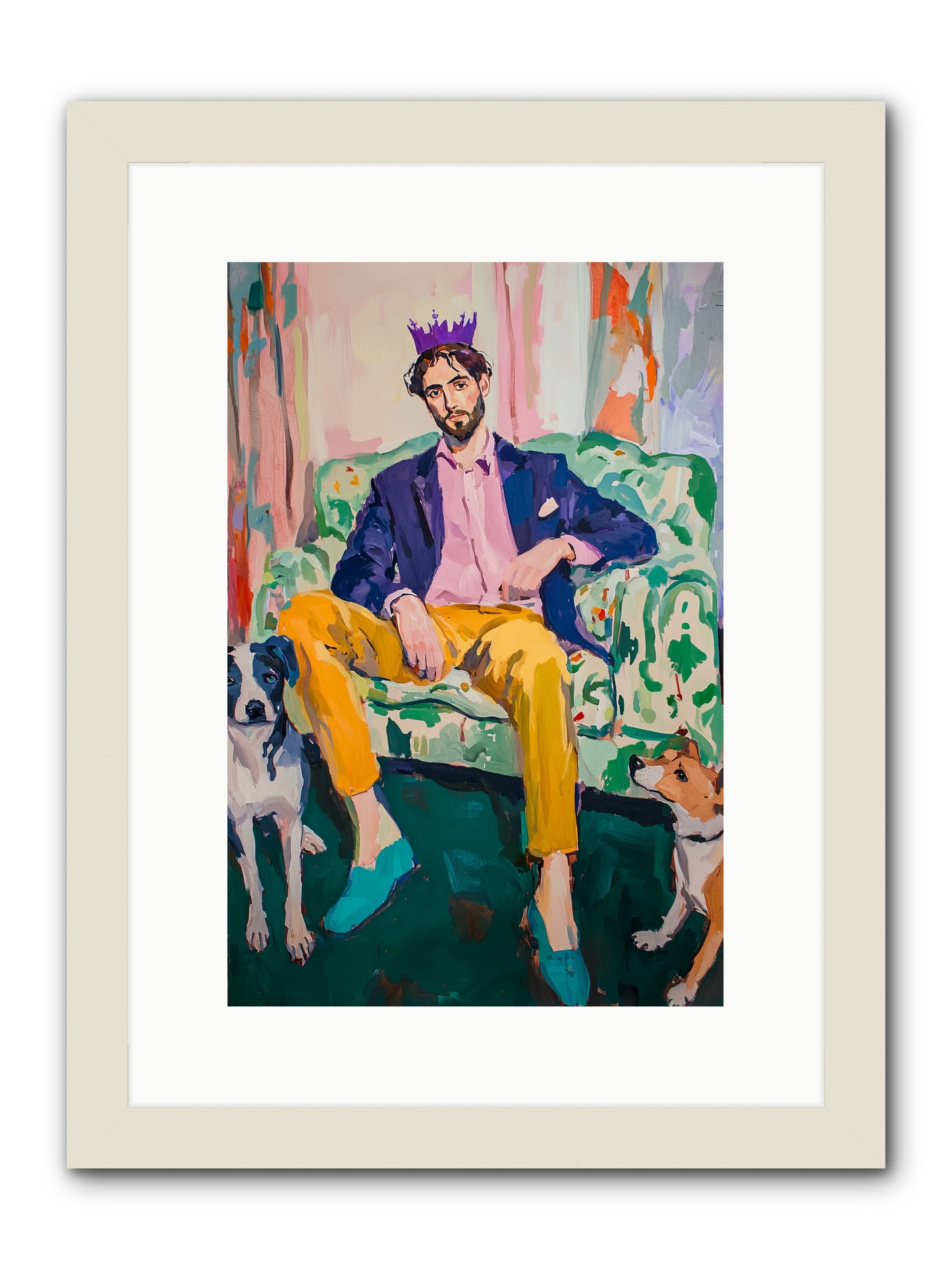 Royal Watch -- Framed Print - White 10x15