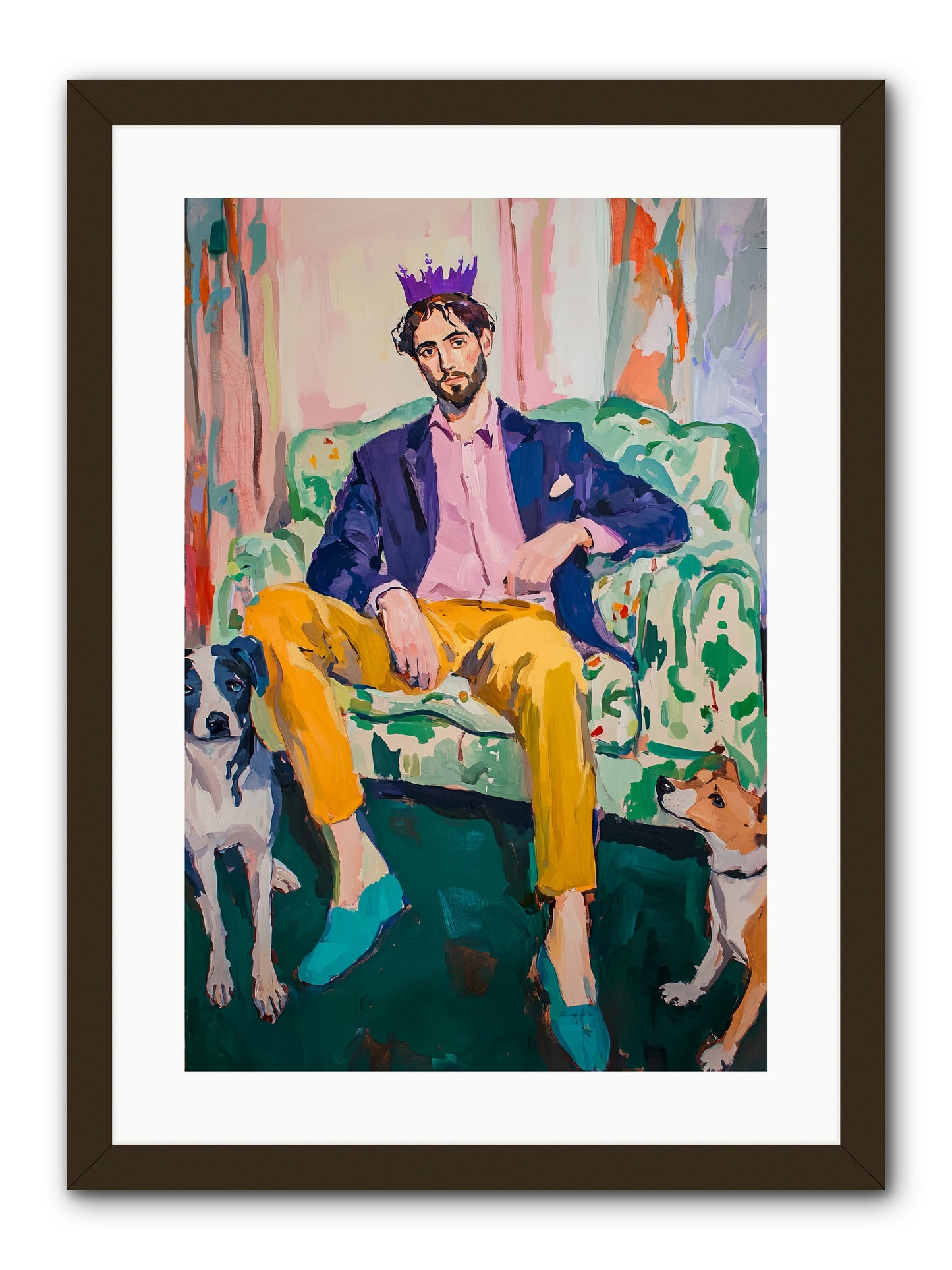 Royal Watch -- Framed Print - Black 16x24