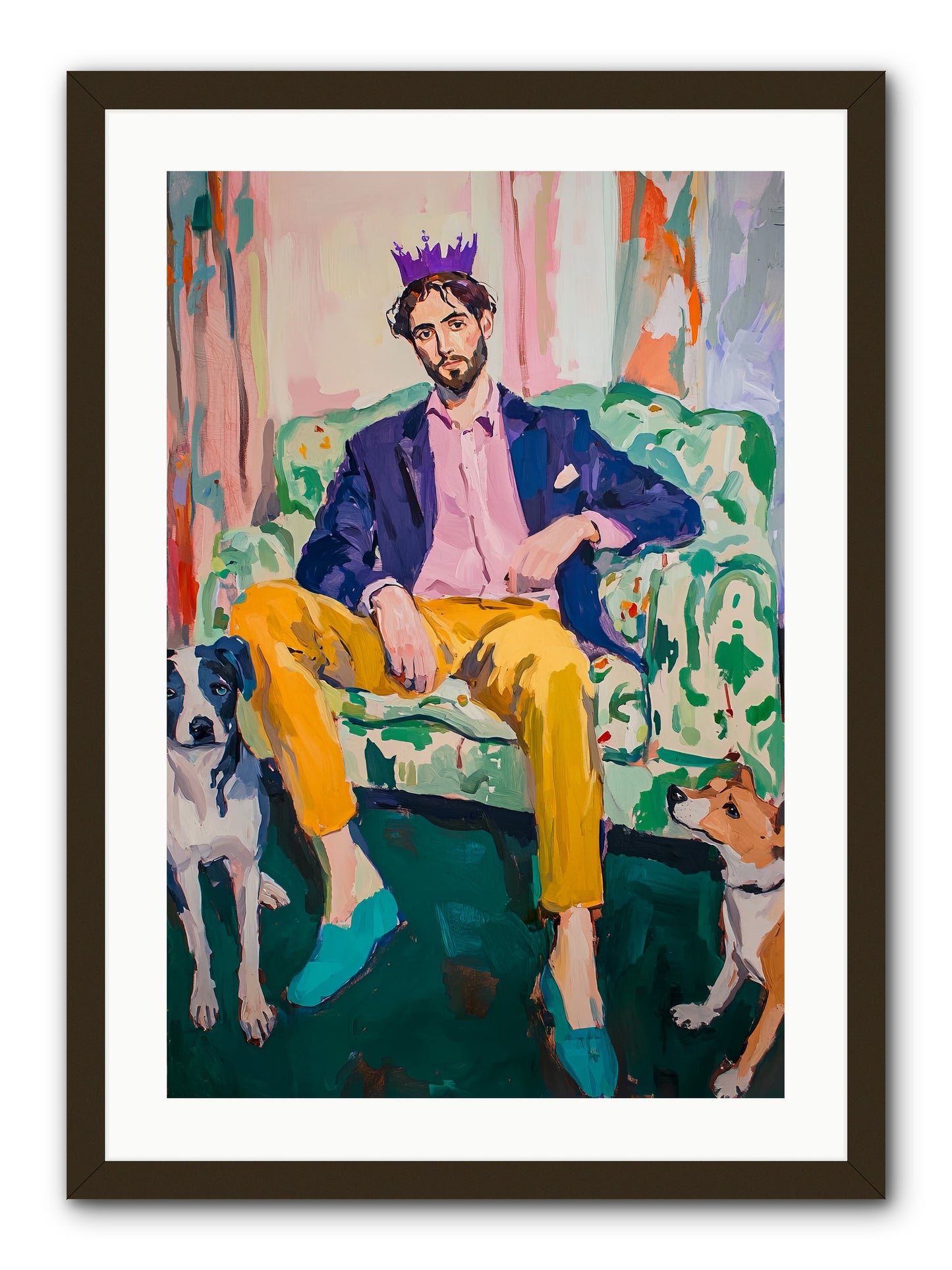Royal Watch -- Framed Print - Black 20x30