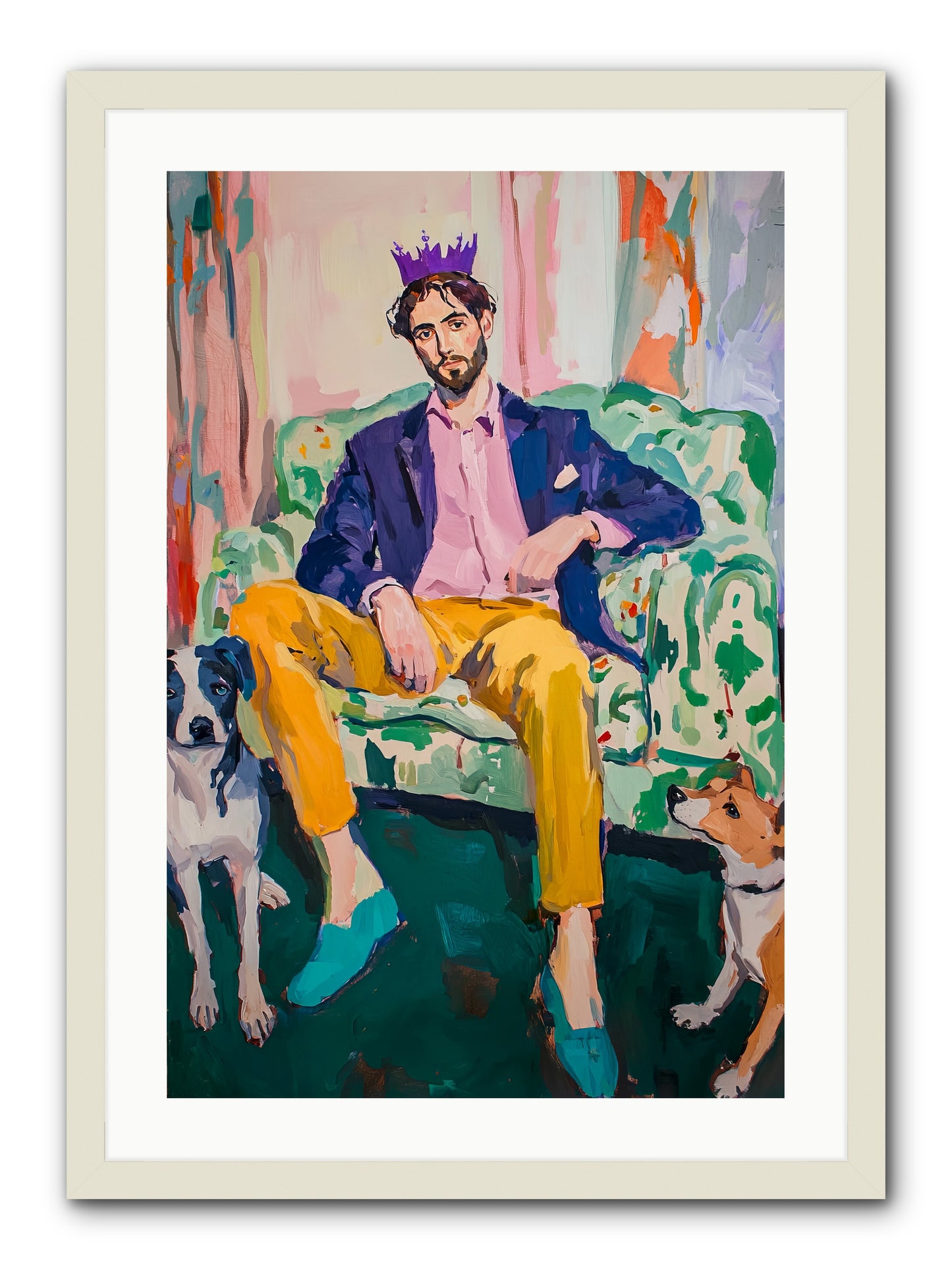 Royal Watch -- Framed Print - White 20x30