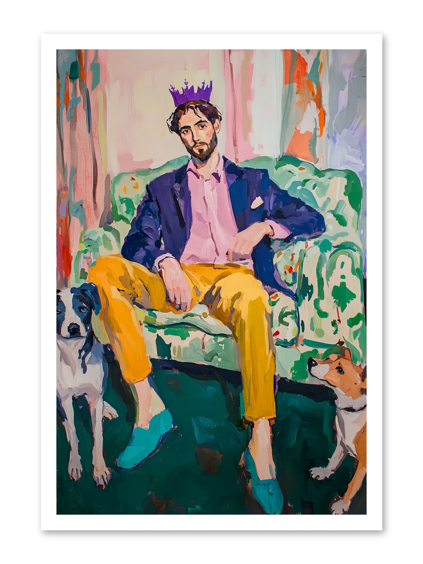 Royal Watch -- Loose Canvas Print 20x30