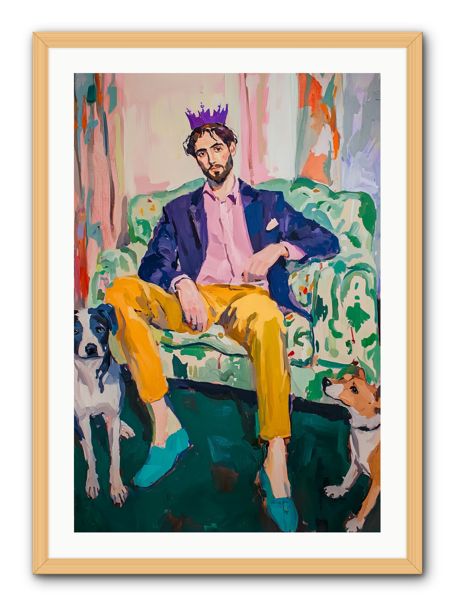 Royal Watch -- Framed Print - Natural 24x36