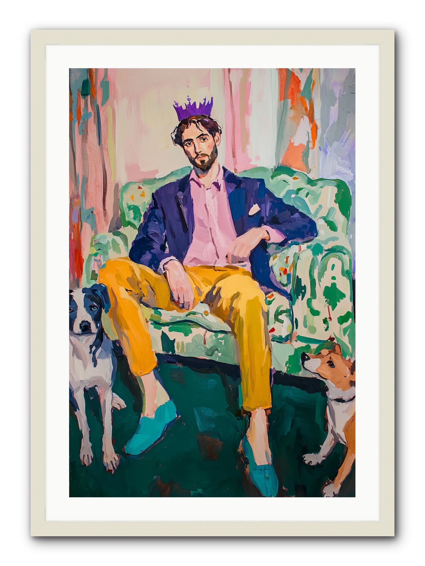 Royal Watch -- Framed Print - White 24x36