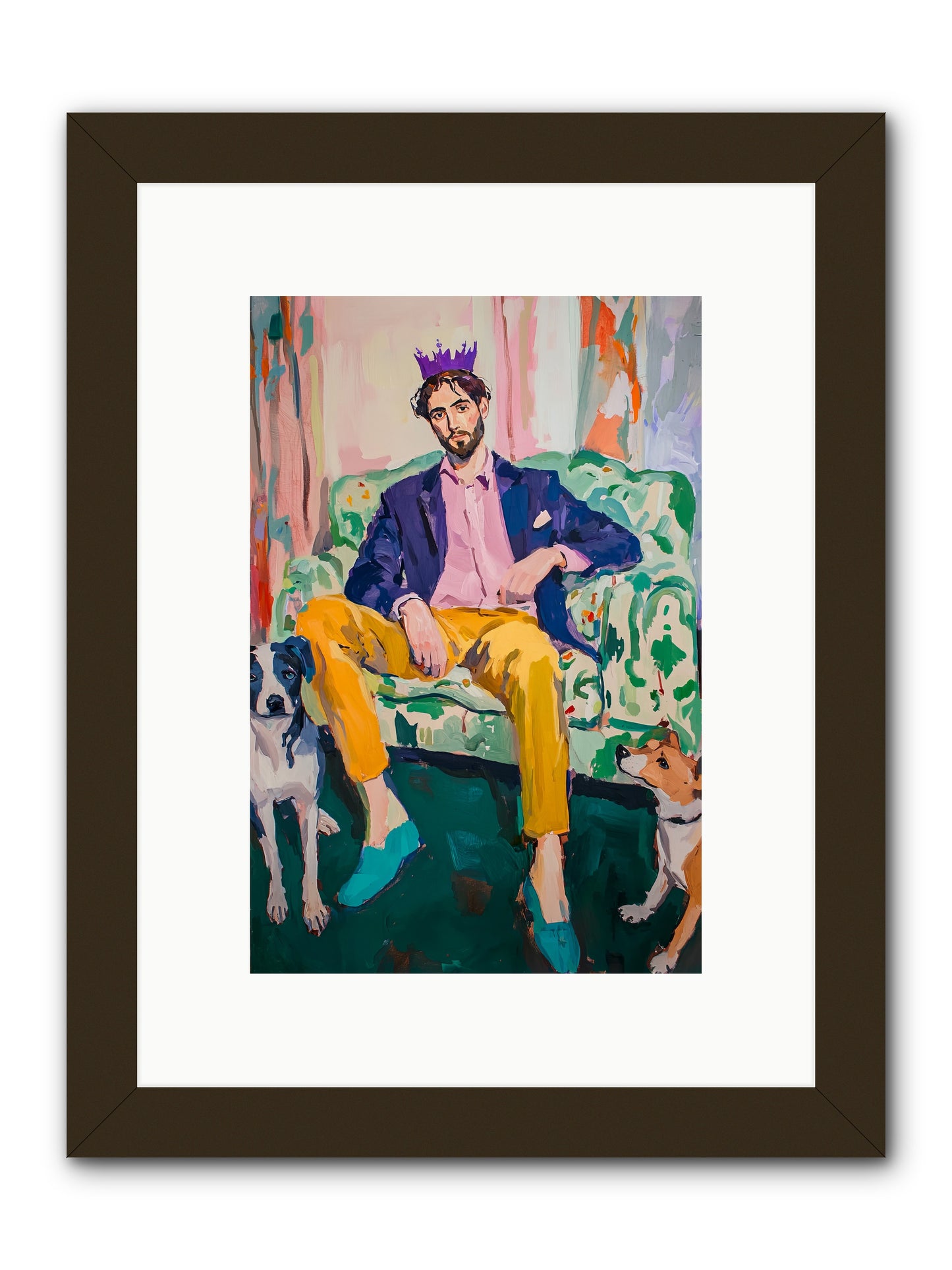 Royal Watch -- Framed Print - Black 8x12