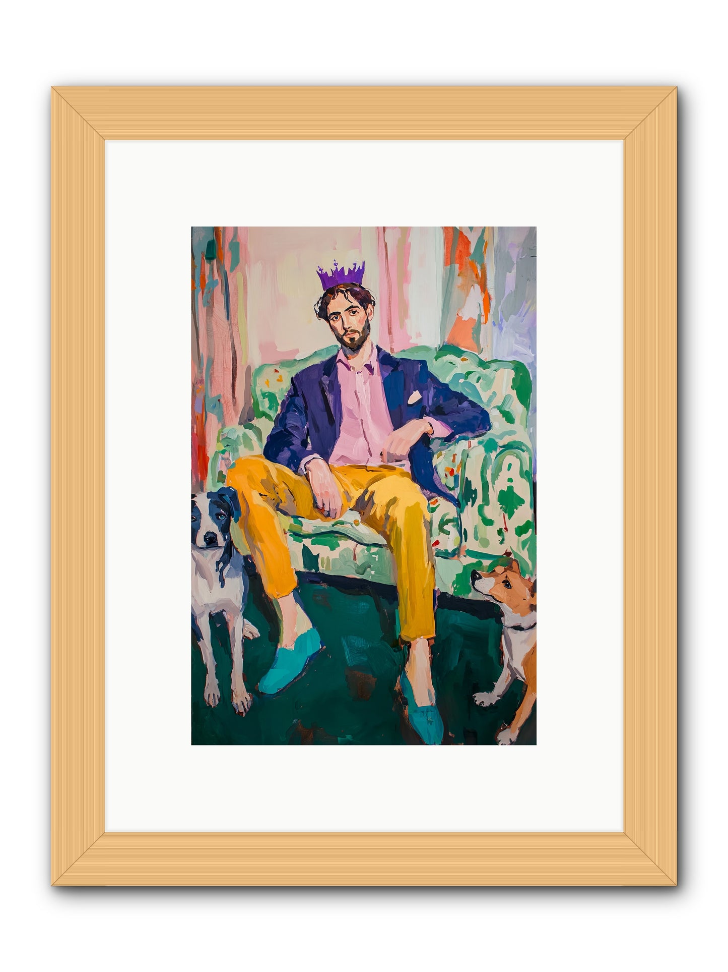 Royal Watch -- Framed Print - Natural 8x12