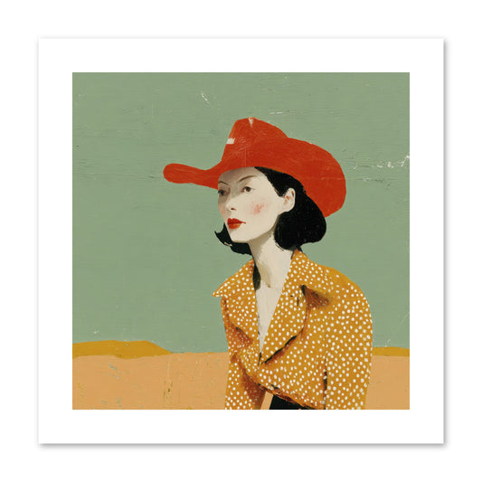 Royalty Meets Ritual -- Paper Print 10x10