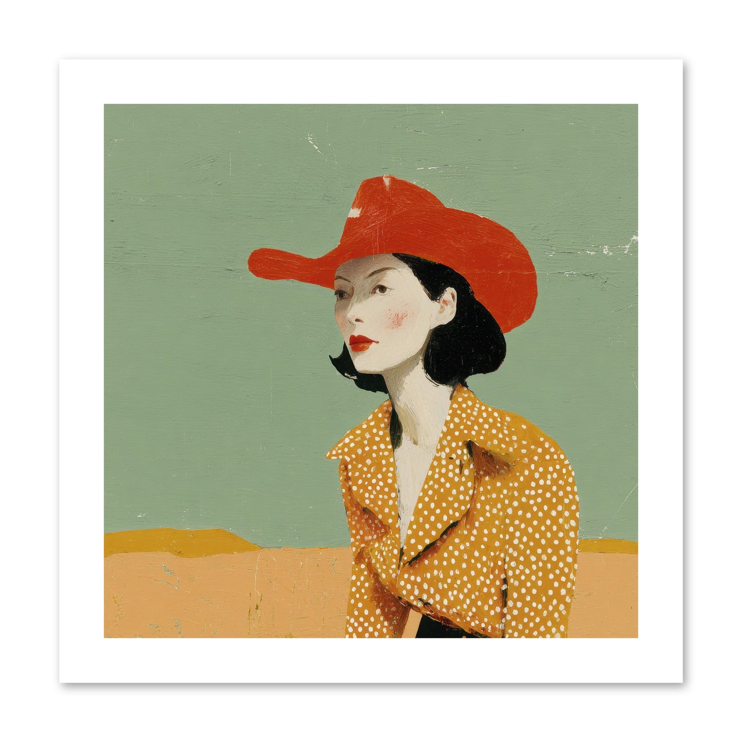 Royalty Meets Ritual -- Paper Print 12x12