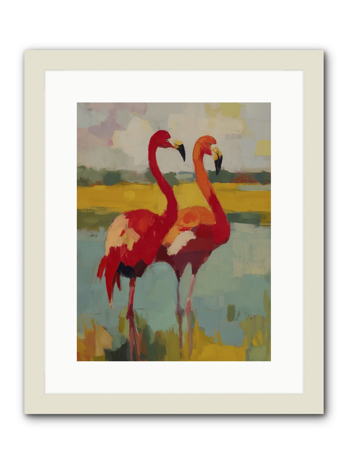 Ruby Dreams  -- Framed Print - White 12x16