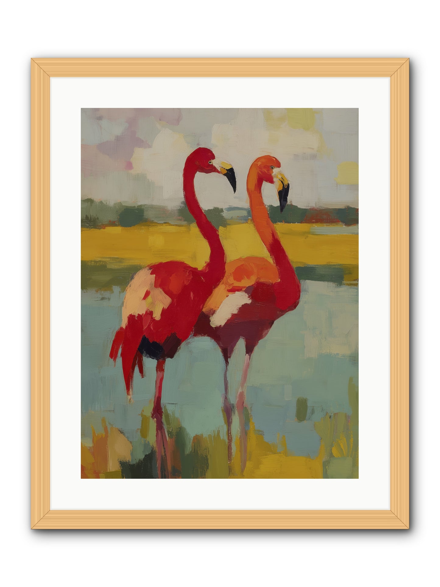 Ruby Dreams  -- Framed Print - Natural 18x24