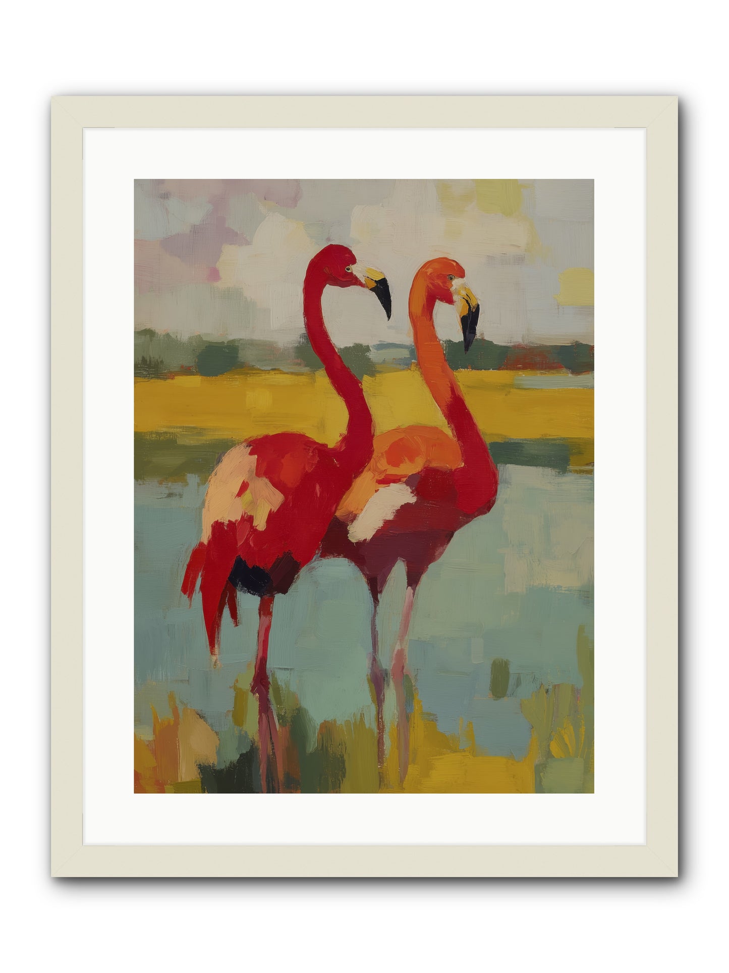 Ruby Dreams  -- Framed Print - White 18x24