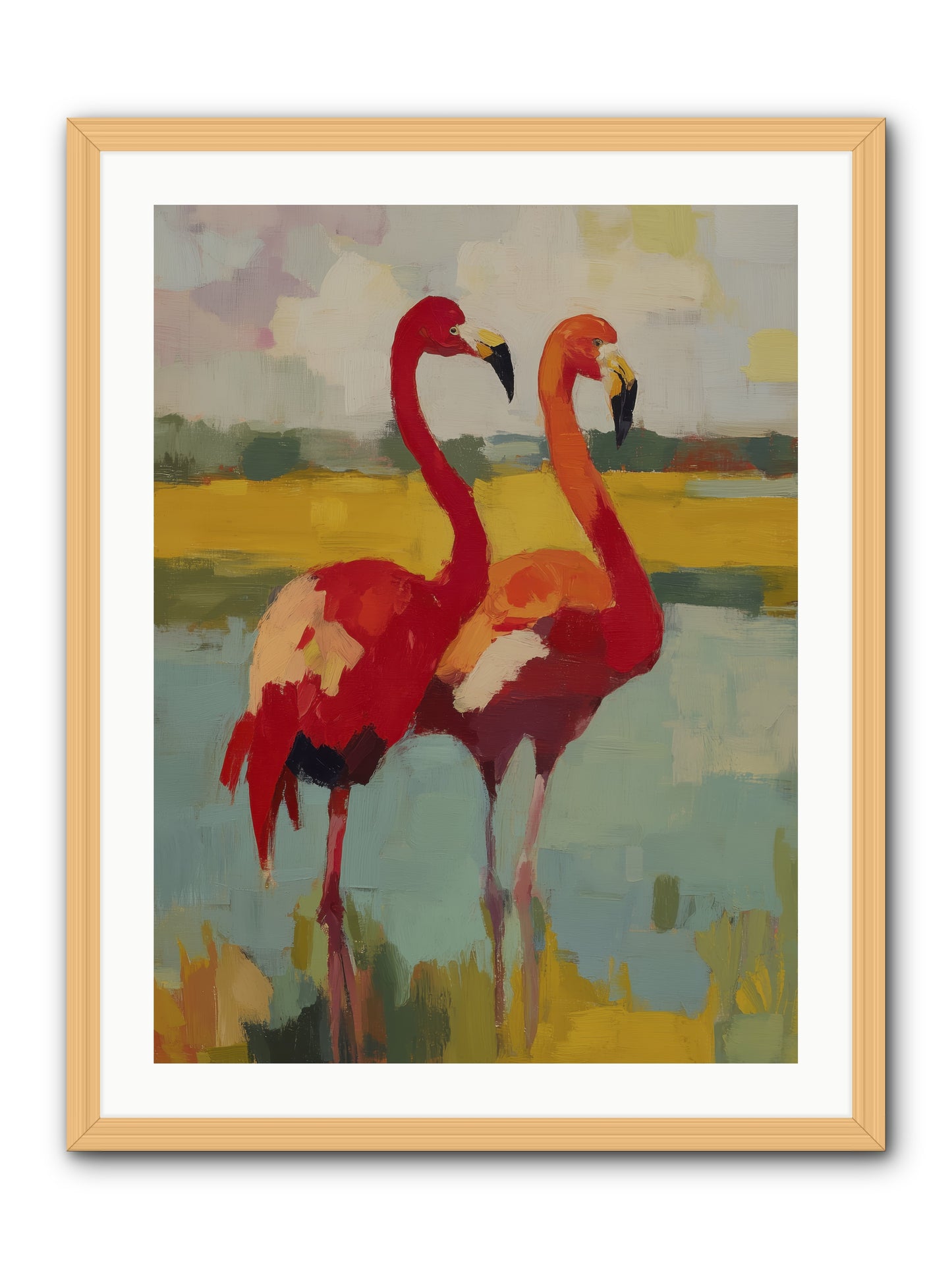 Ruby Dreams  -- Framed Print - Natural 24x32