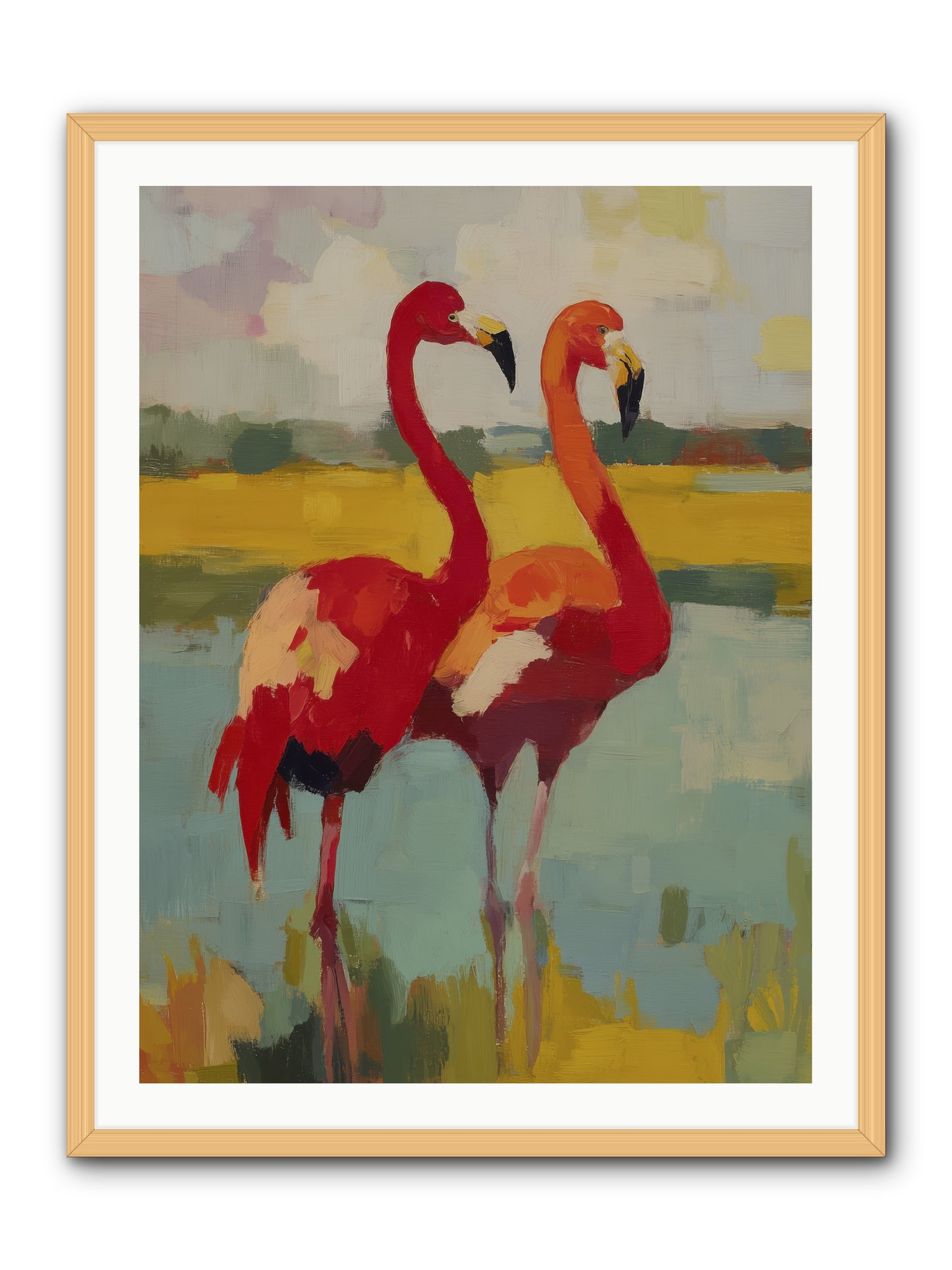 Ruby Dreams  -- Framed Print - Natural 30x40