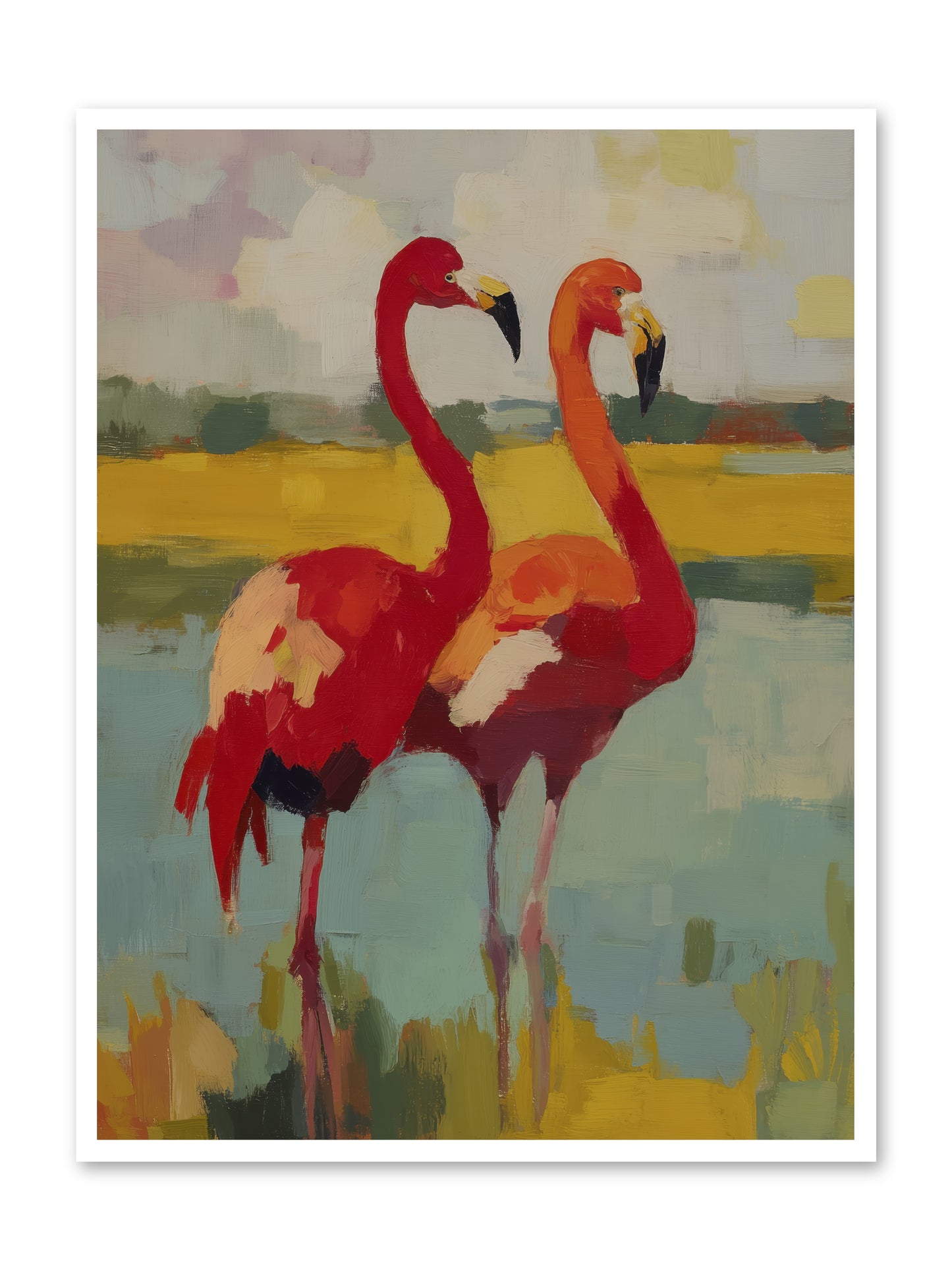 Ruby Dreams  -- Loose Canvas Print 36x48