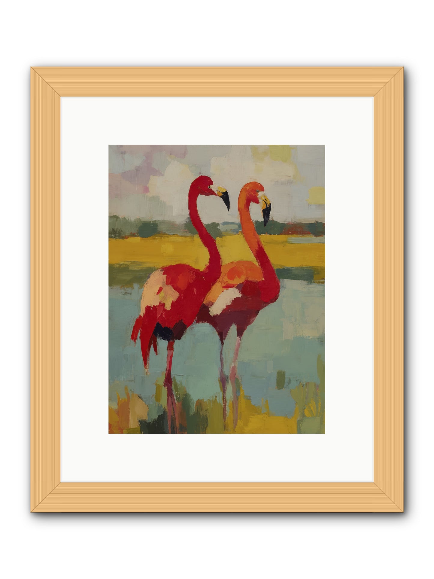 Ruby Dreams  -- Framed Print - Natural 9x12