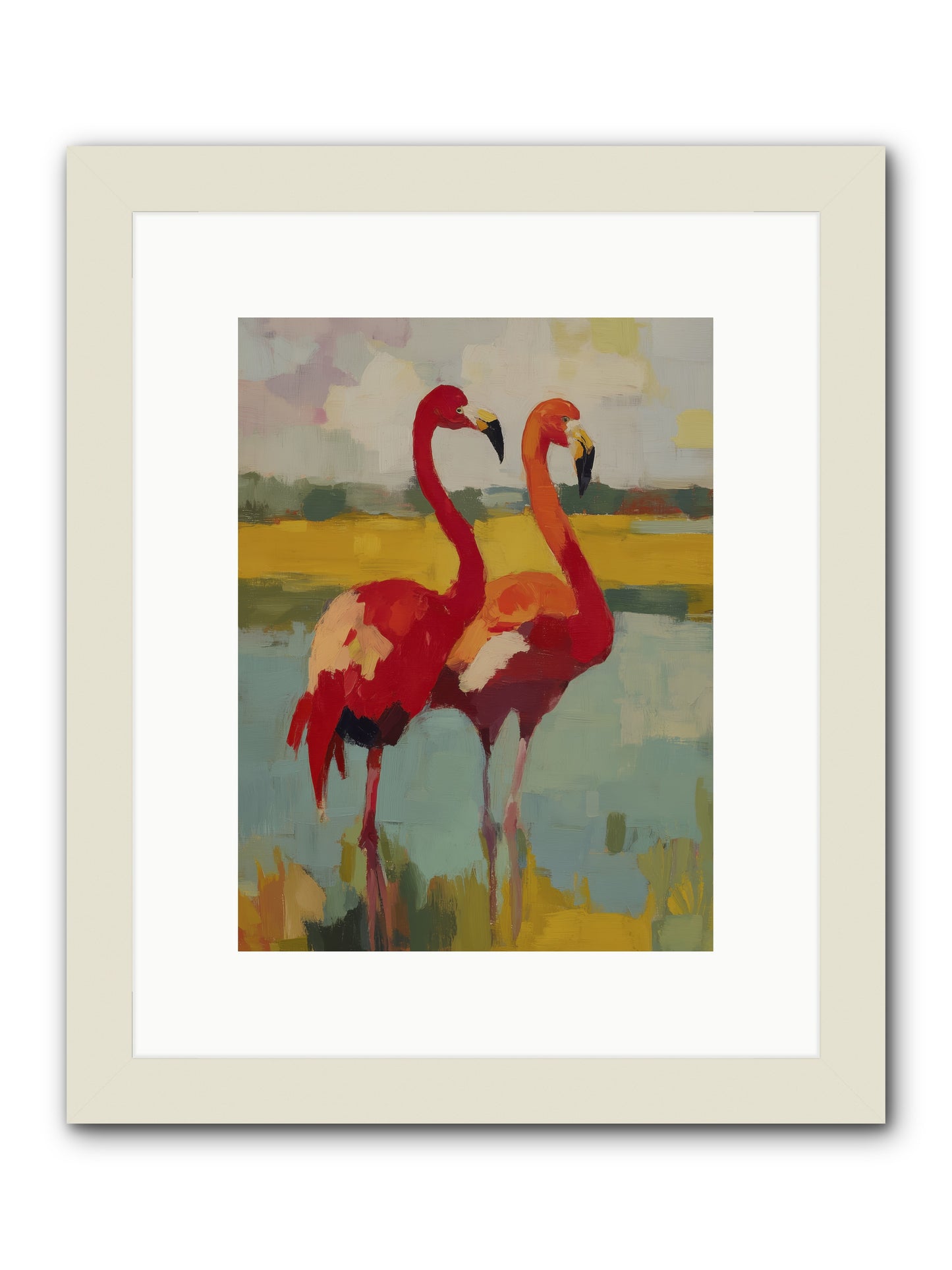 Ruby Dreams  -- Framed Print - White 9x12