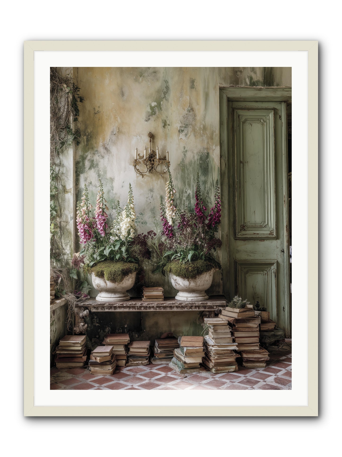 Rudyard -- Framed Print - White 30x40