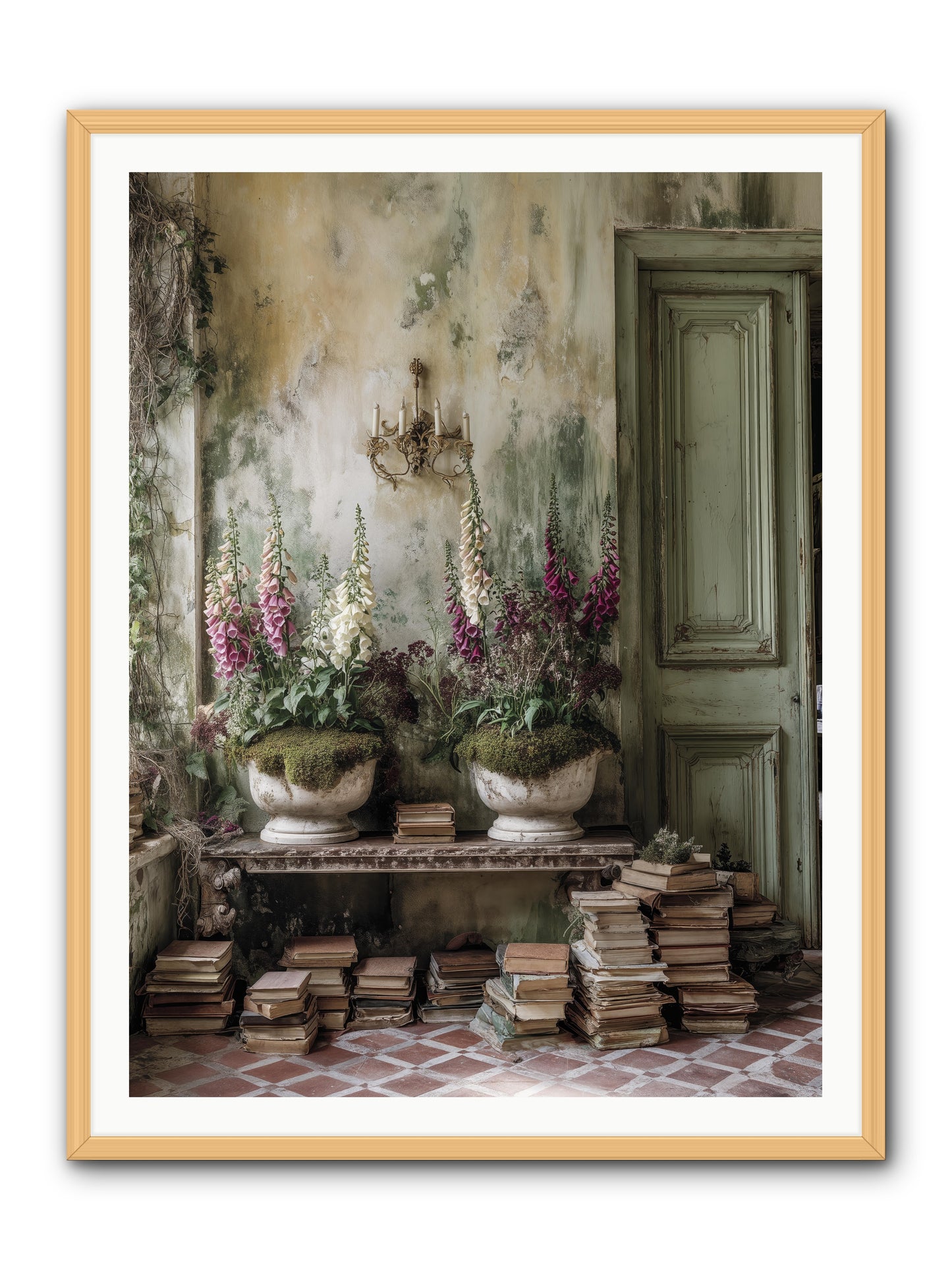 Rudyard -- Framed Print - Natural 36x48