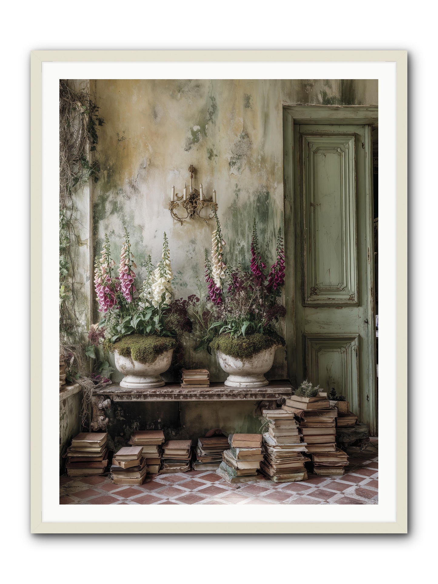 Rudyard -- Framed Print - White 36x48