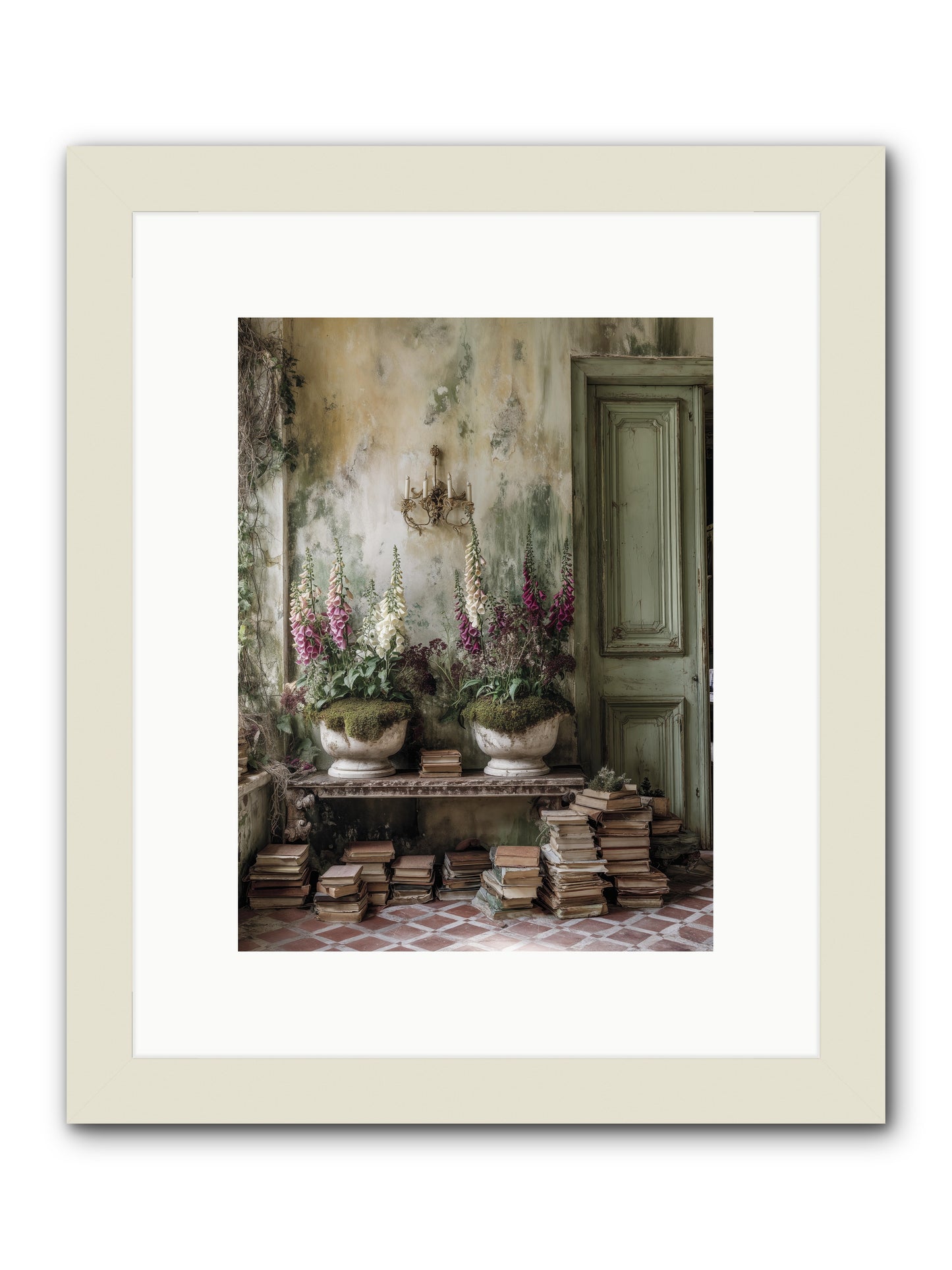 Rudyard -- Framed Print - White 9x12