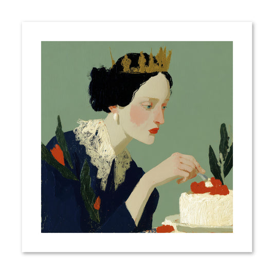 Ruled with Sweetness -- Paper Print 10x10