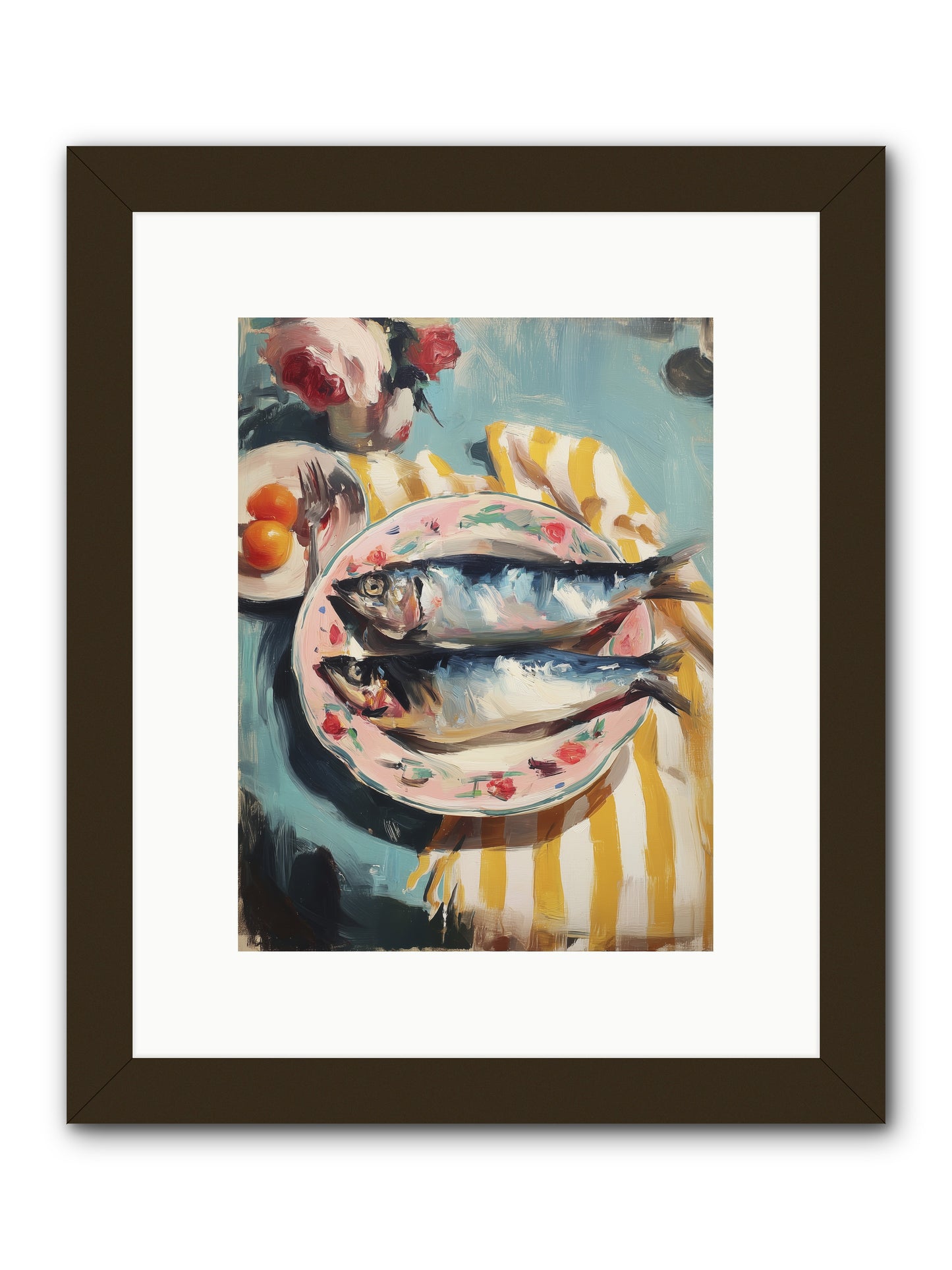 Rural France -- Framed Print - Black 9x12