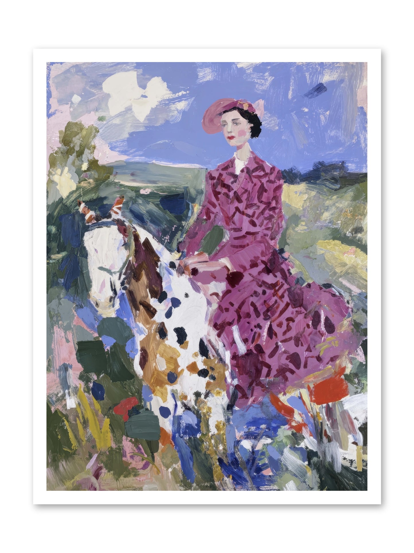 Rural Routes -- Loose Canvas Print 24x32