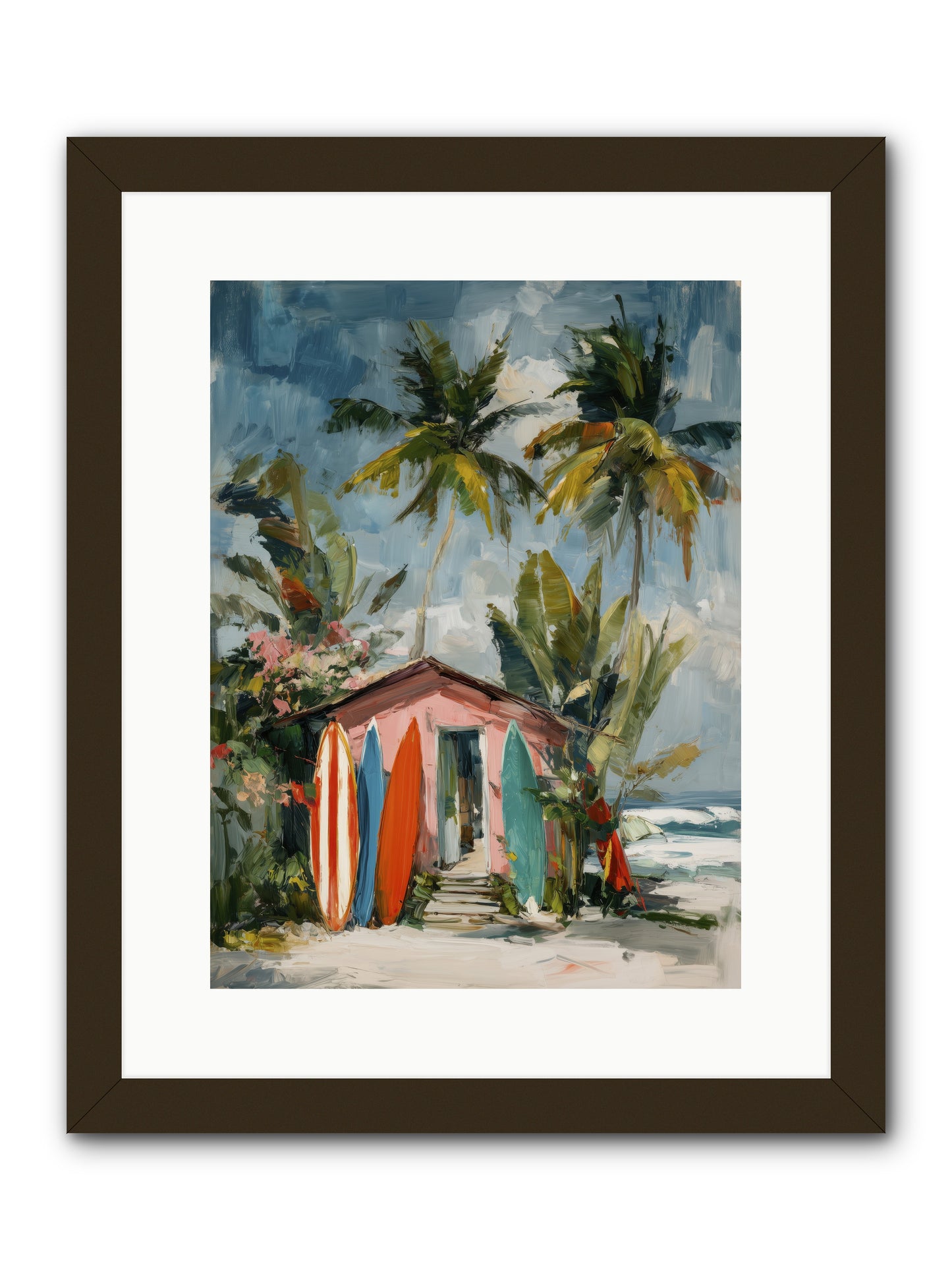 Rustic Refuge  -- Framed Print - Black 12x16