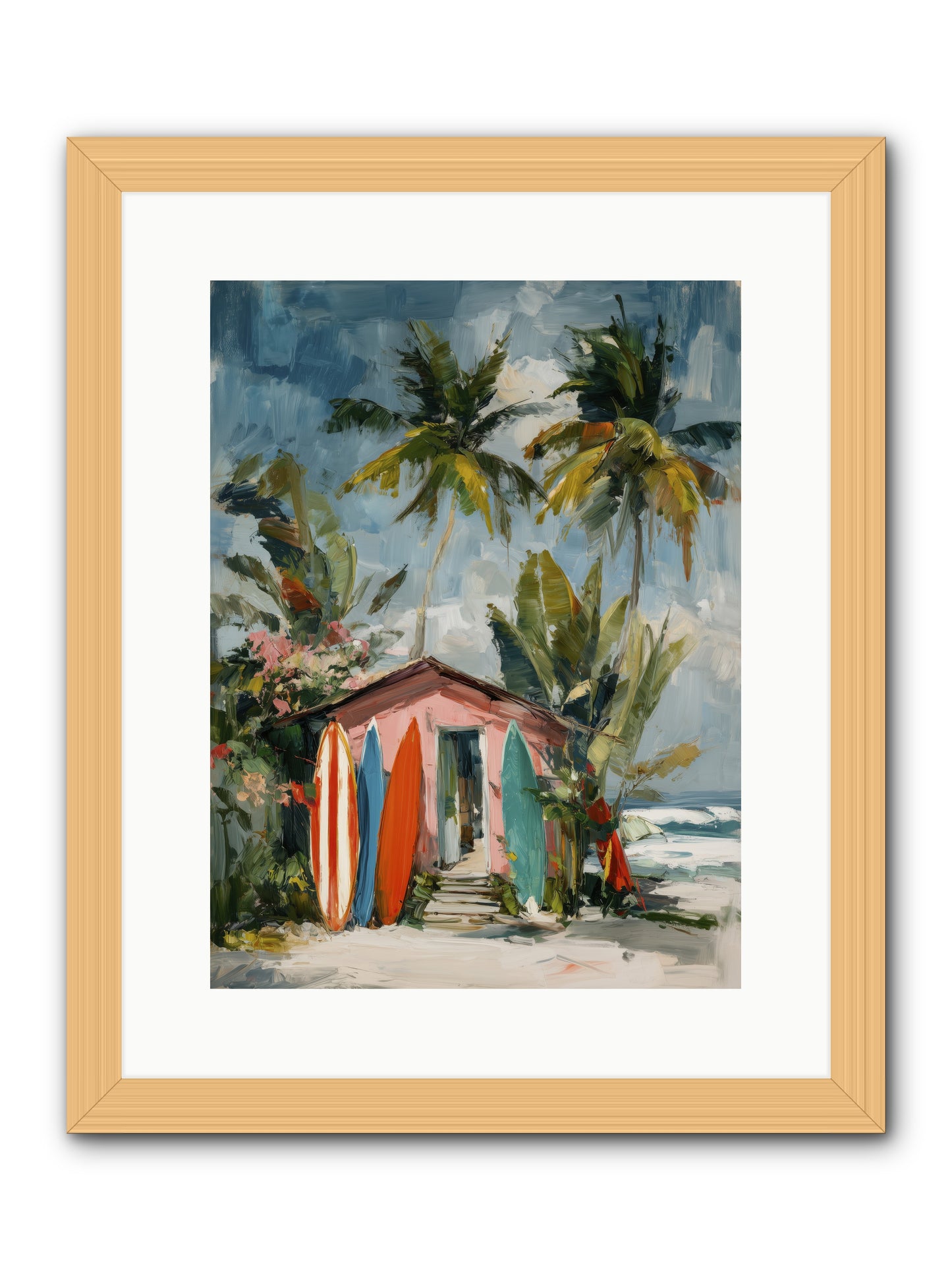 Rustic Refuge  -- Framed Print - Natural 12x16