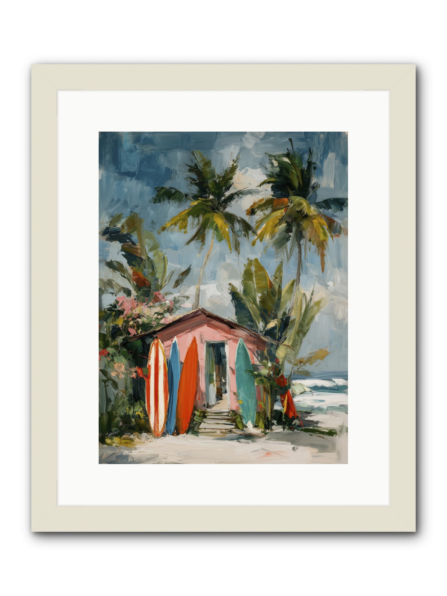 Rustic Refuge  -- Framed Print - White 12x16