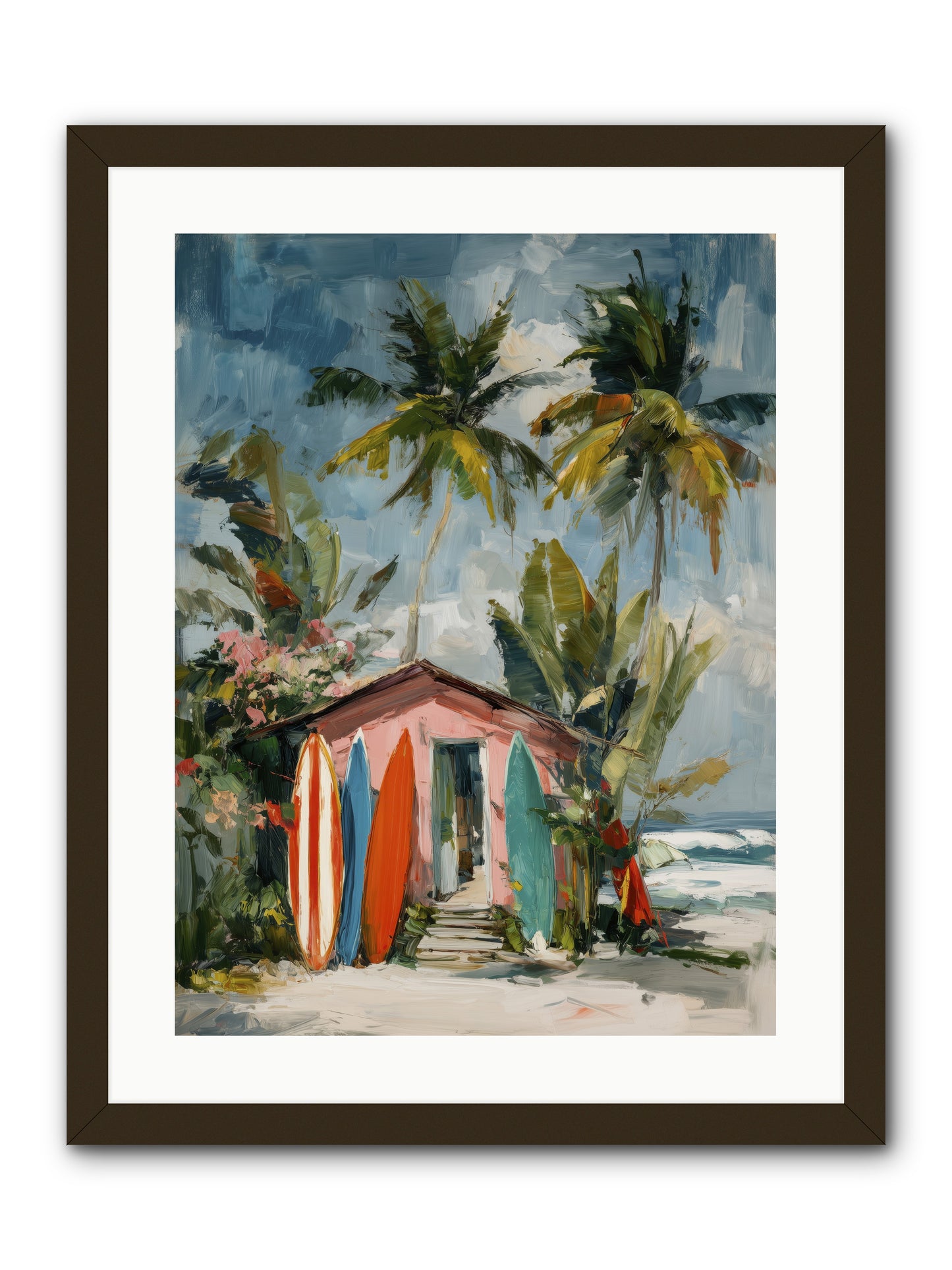 Rustic Refuge  -- Framed Print - Black 18x24