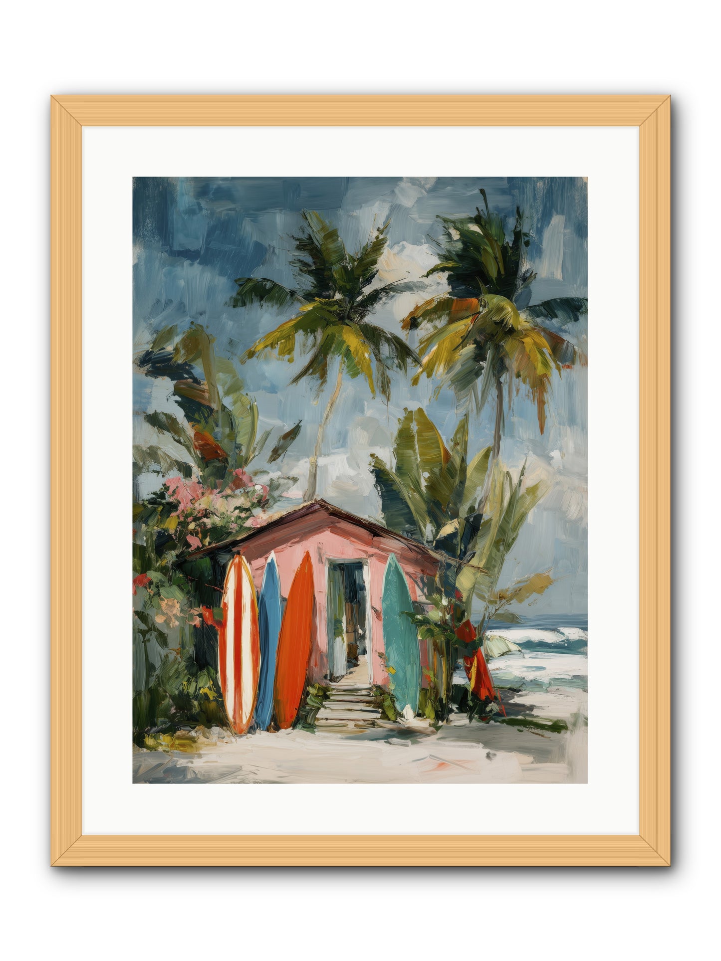 Rustic Refuge  -- Framed Print - Natural 18x24