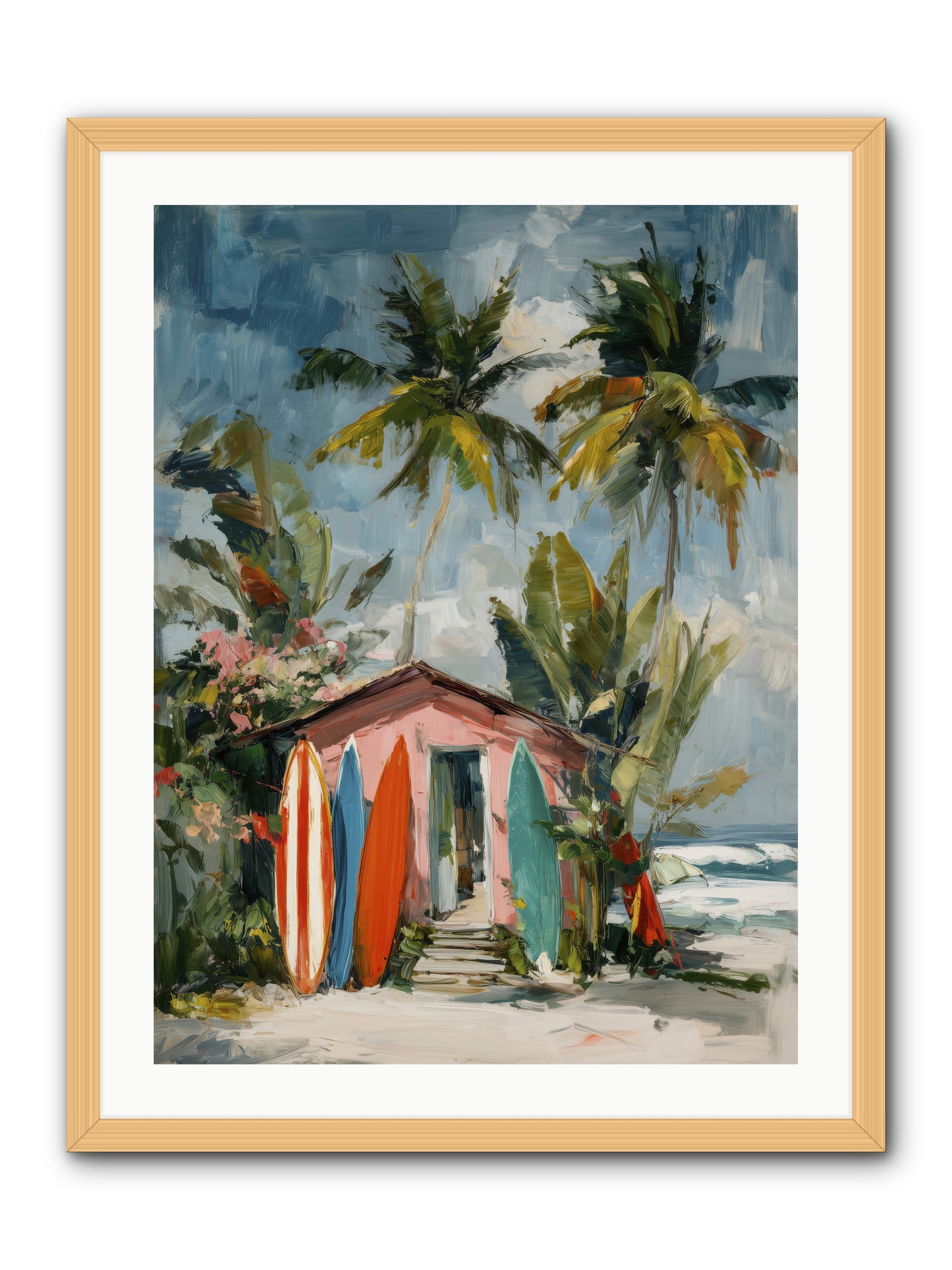 Rustic Refuge  -- Framed Print - Natural 24x32