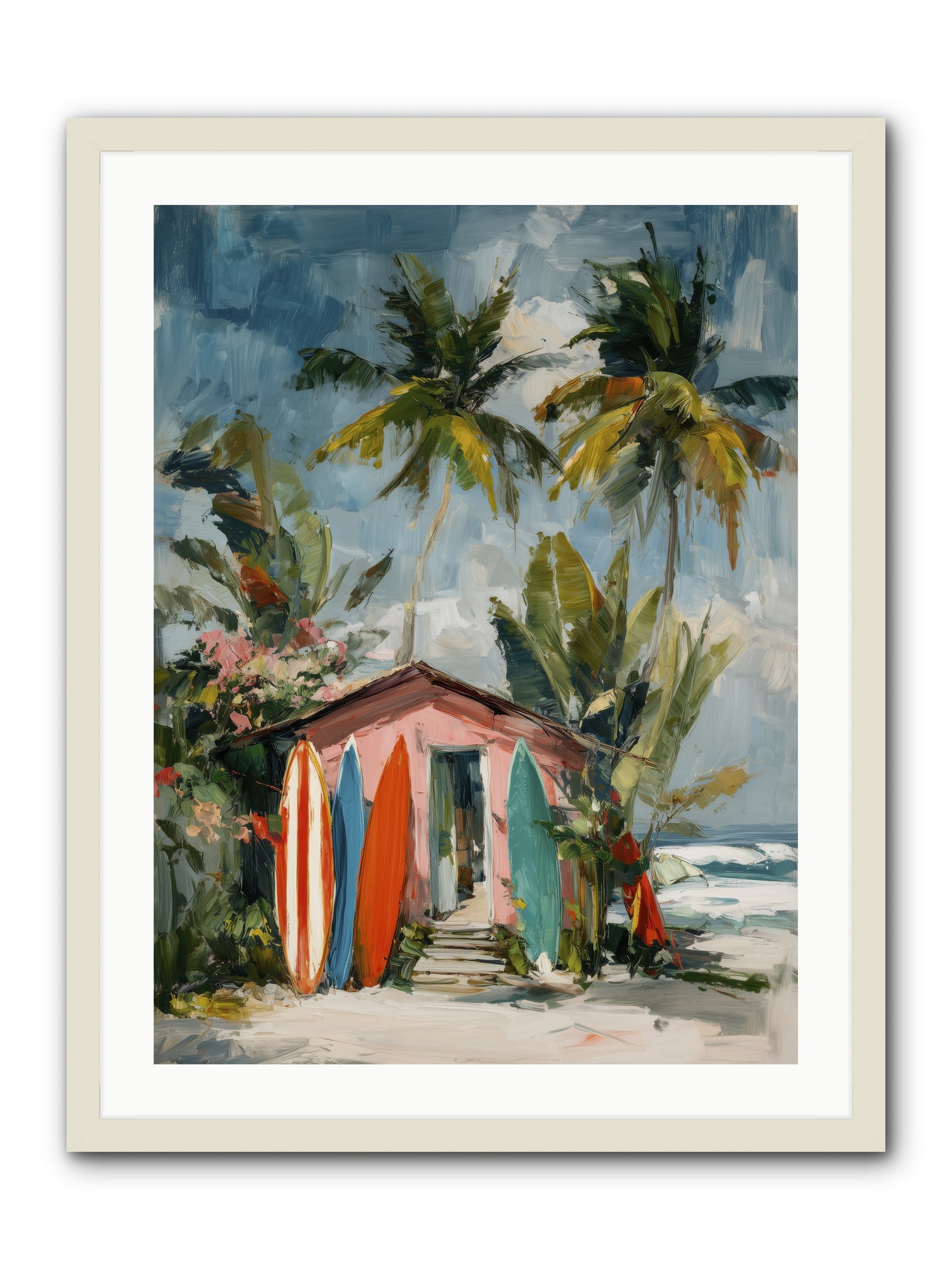 Rustic Refuge  -- Framed Print - White 24x32