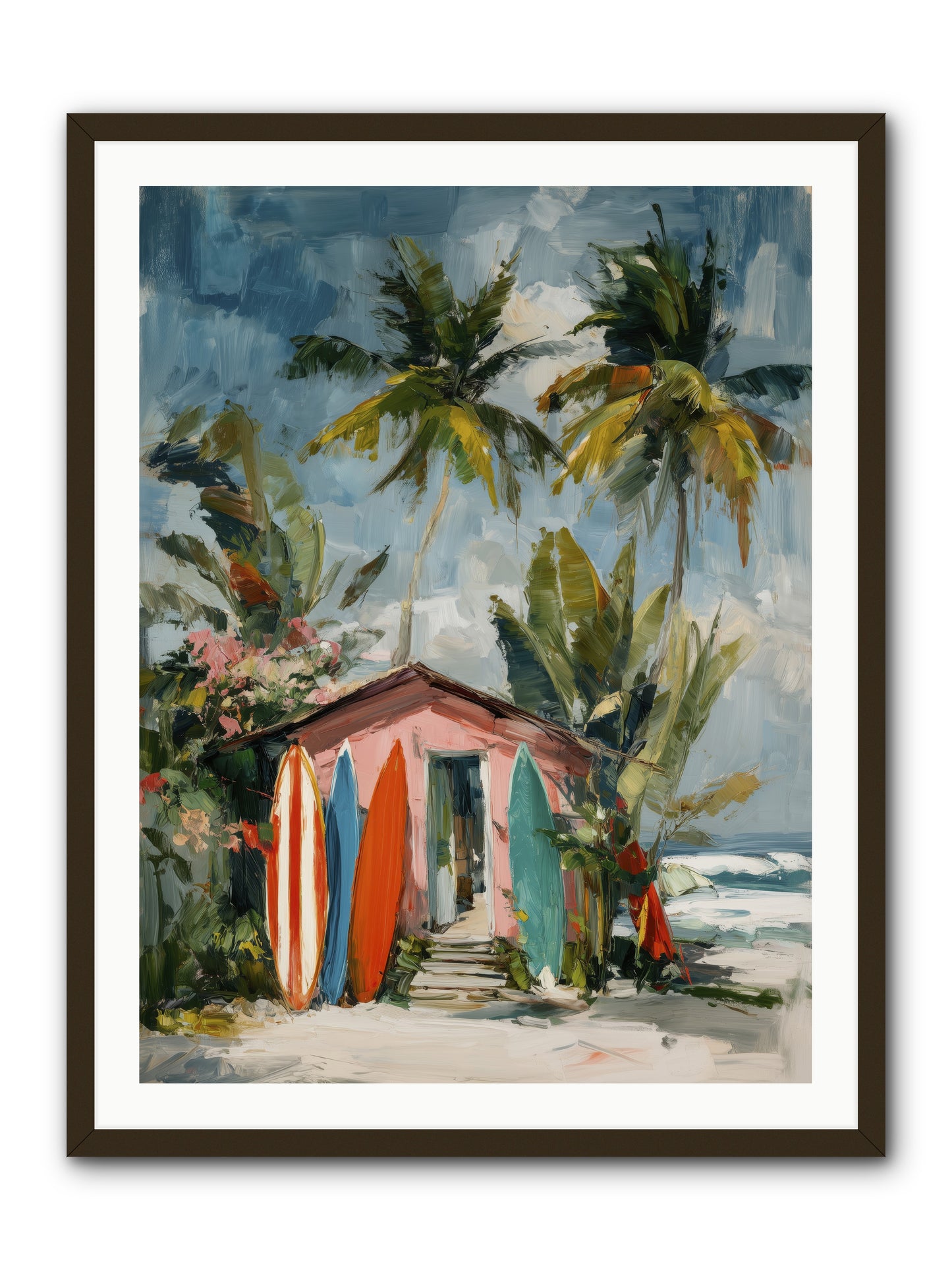 Rustic Refuge  -- Framed Print - Black 30x40