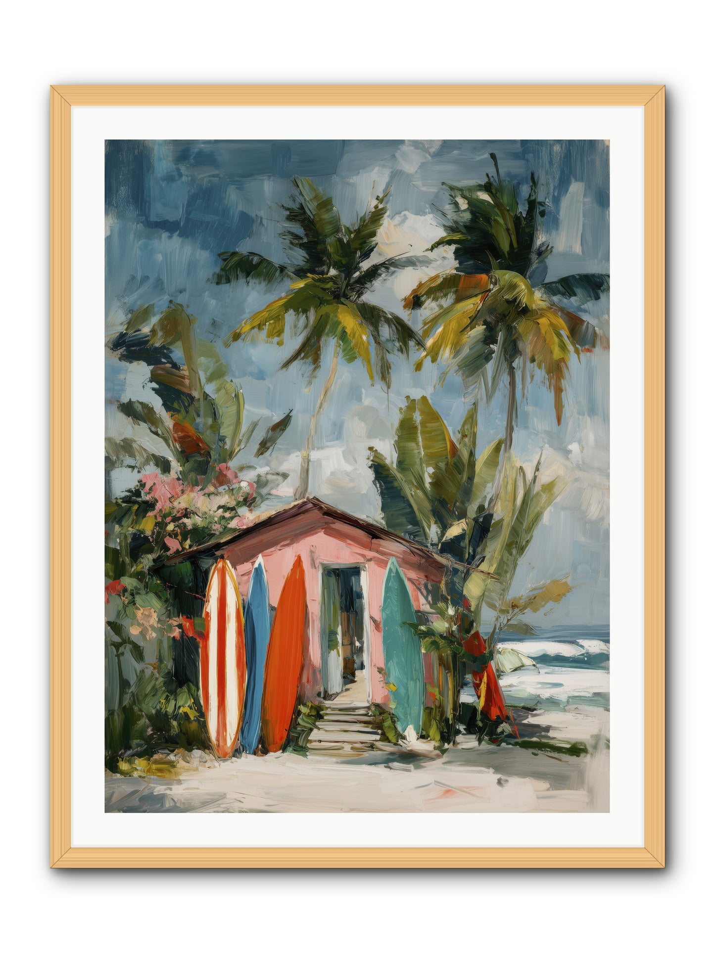 Rustic Refuge  -- Framed Print - Natural 30x40