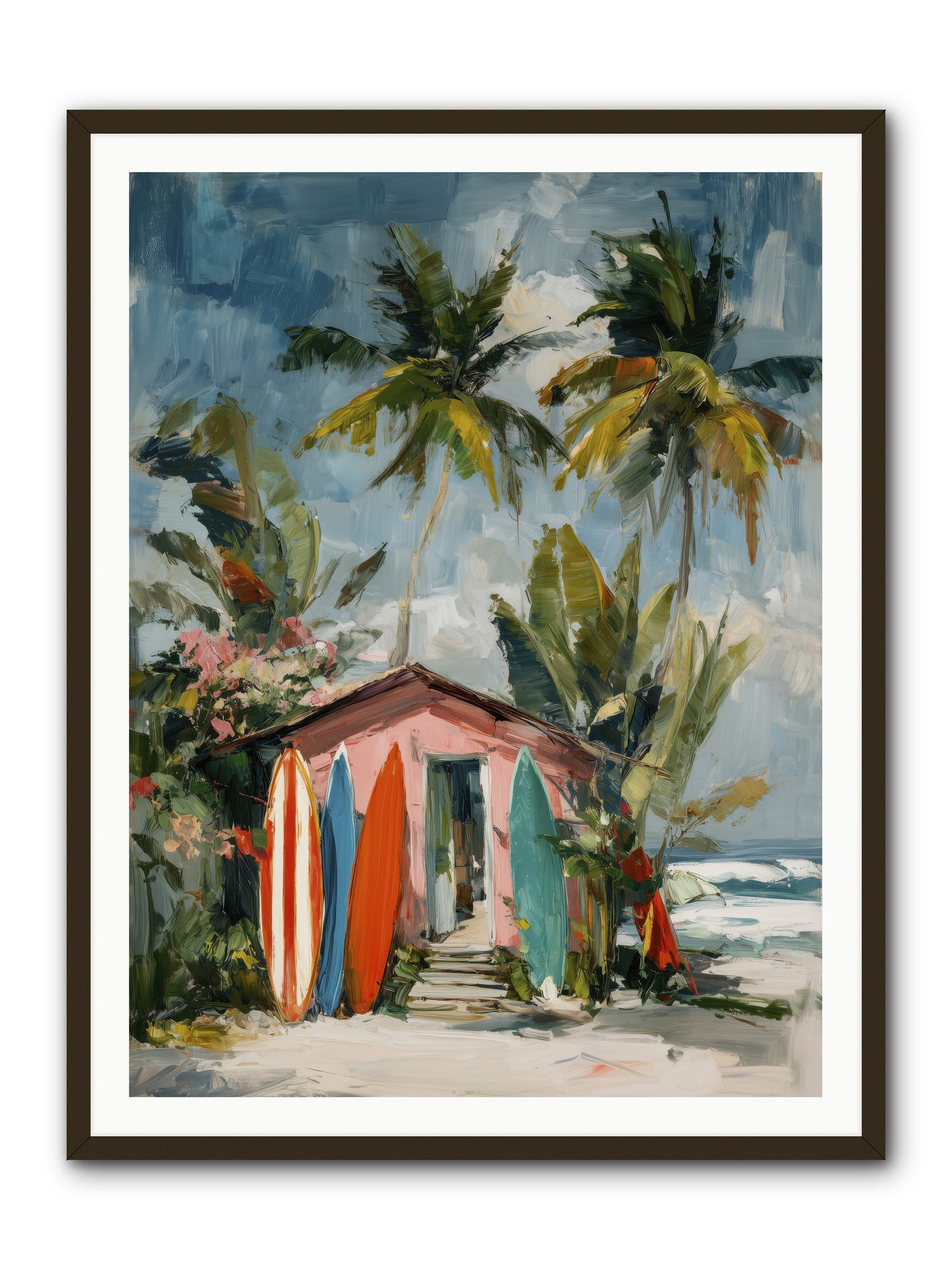 Rustic Refuge  -- Framed Print - Black 36x48