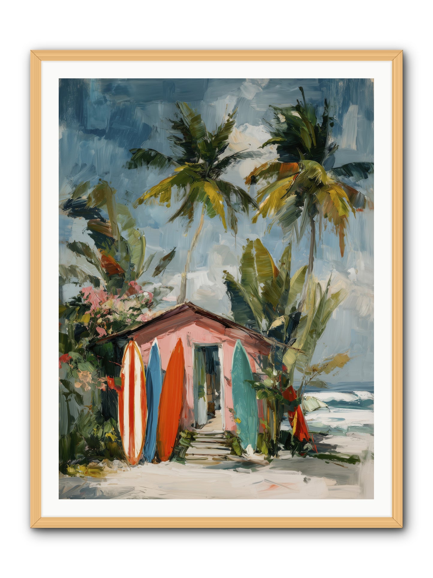Rustic Refuge  -- Framed Print - Natural 36x48